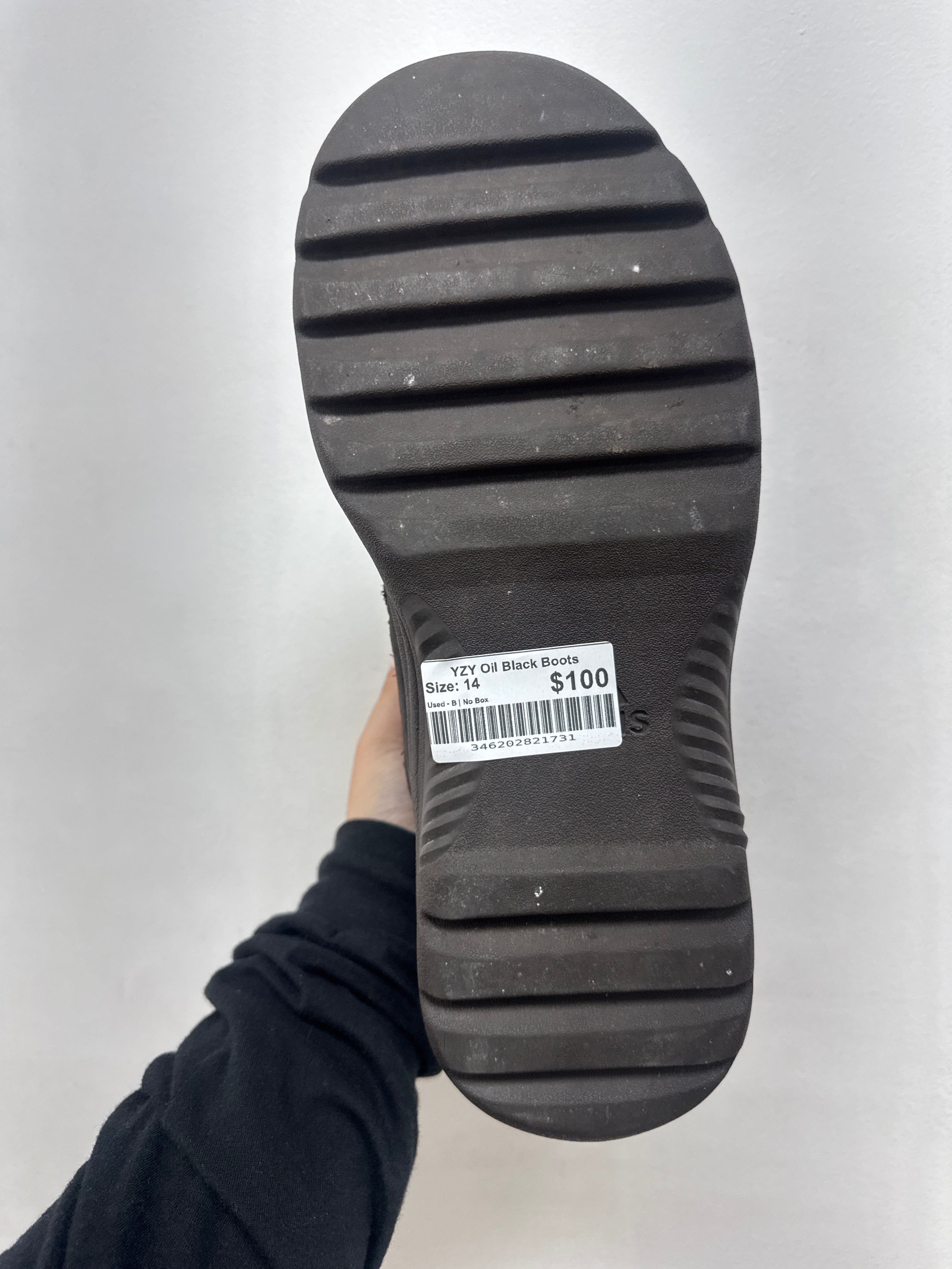 YZY Oil Black Boots