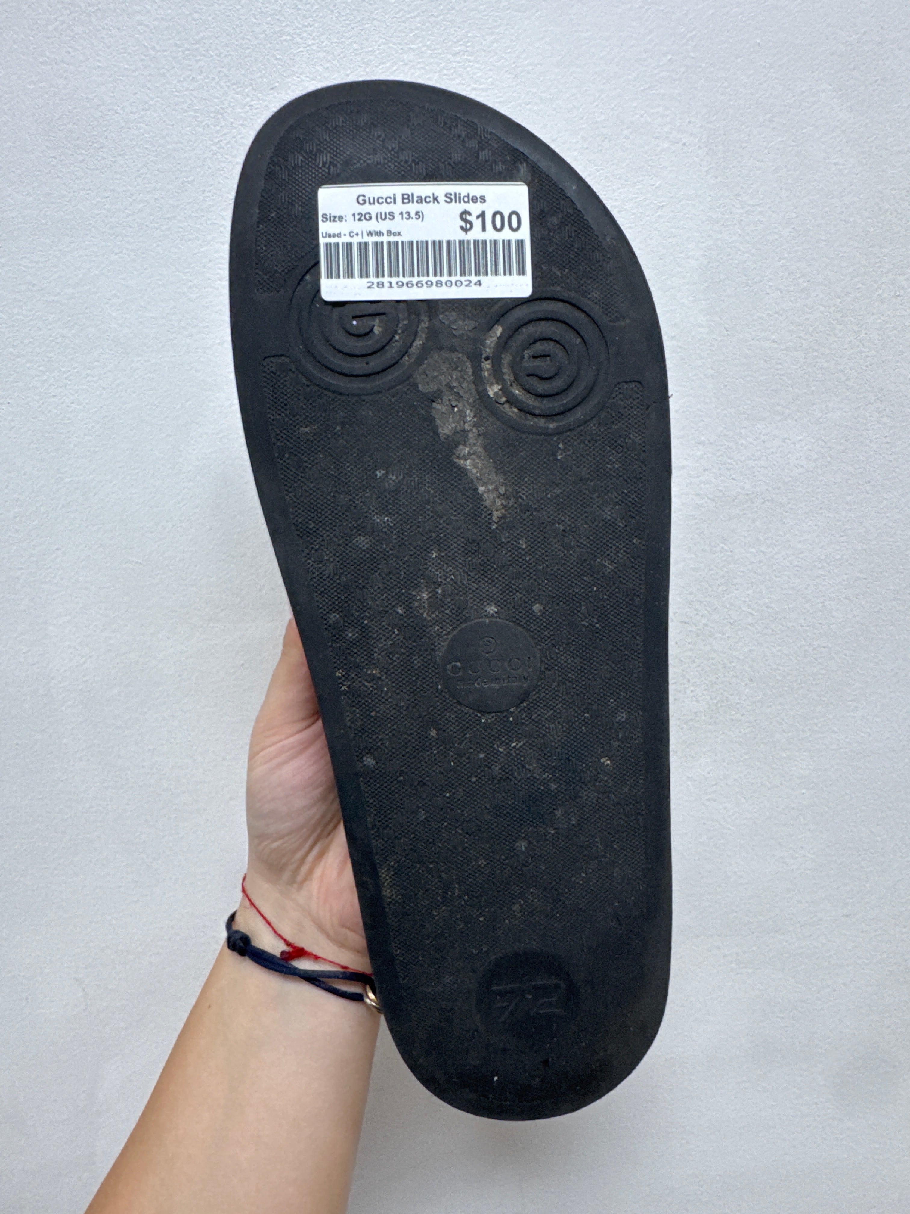 Gucci Black Slides
