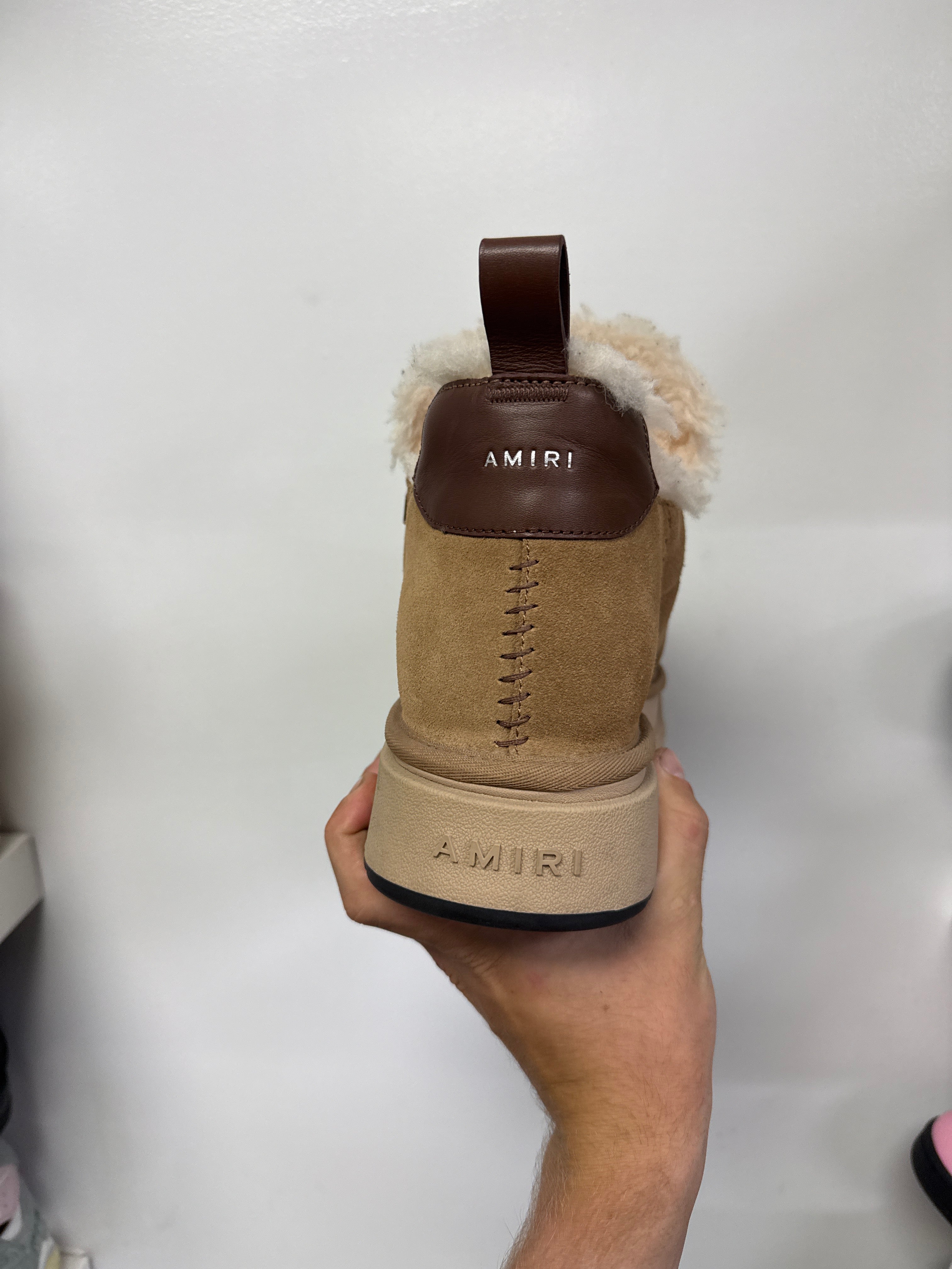 Amiri Ugg Sneakers Brown New 12 With Box