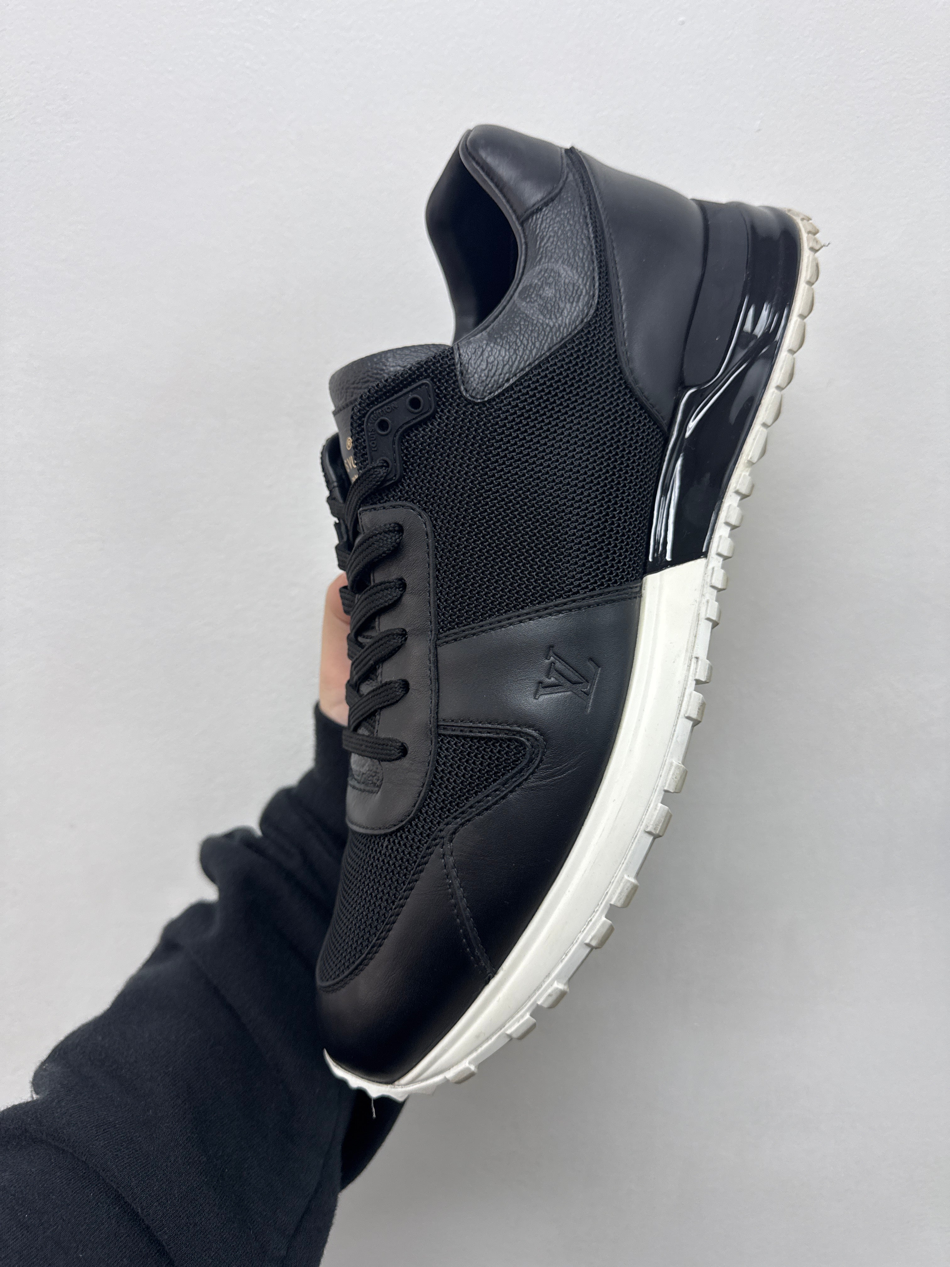 Louis Vuitton Black White Runaway Sneakers