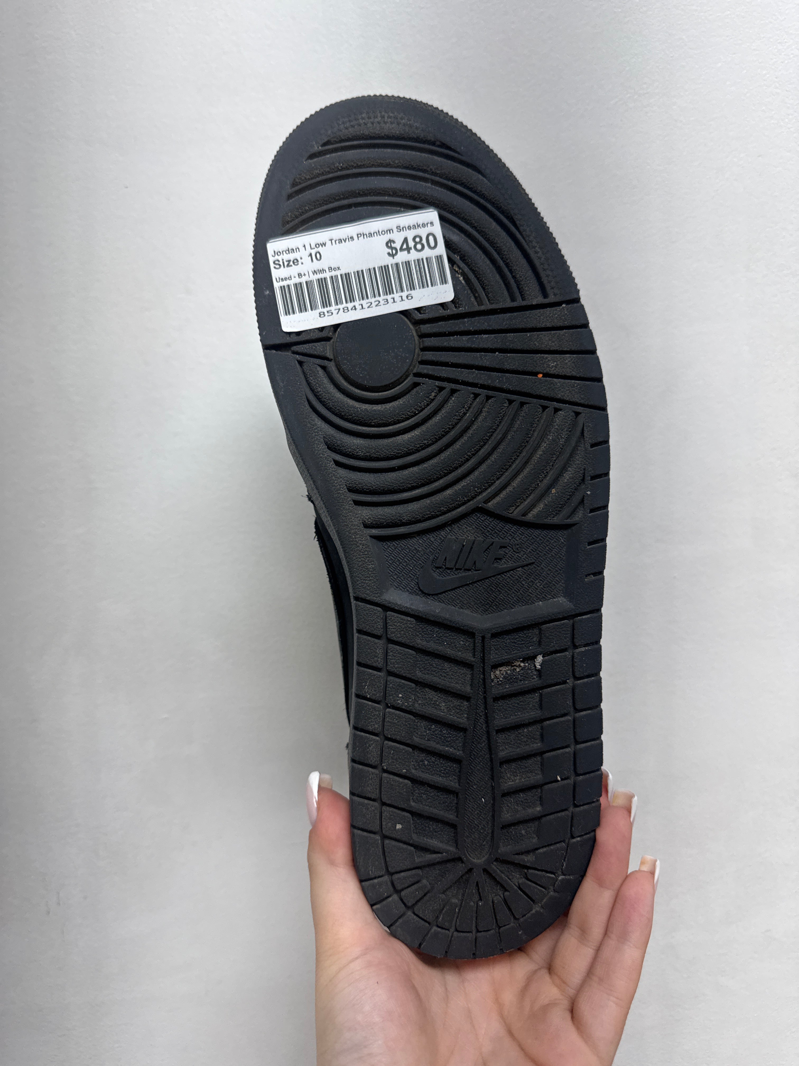 Jordan 1 Low Travis Phantom Sneakers