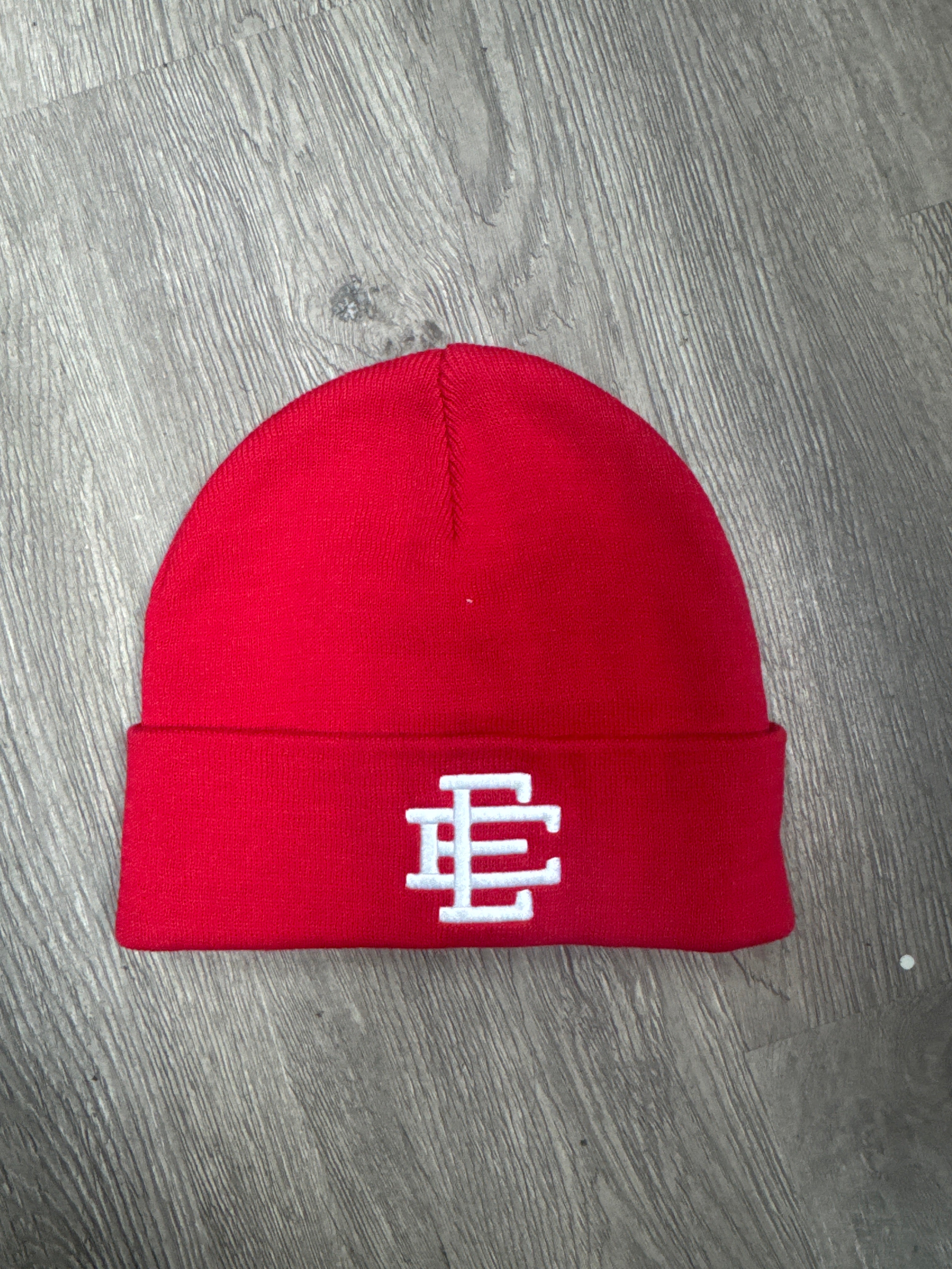 Eric Emanuel EE Core Logo Red Beanie