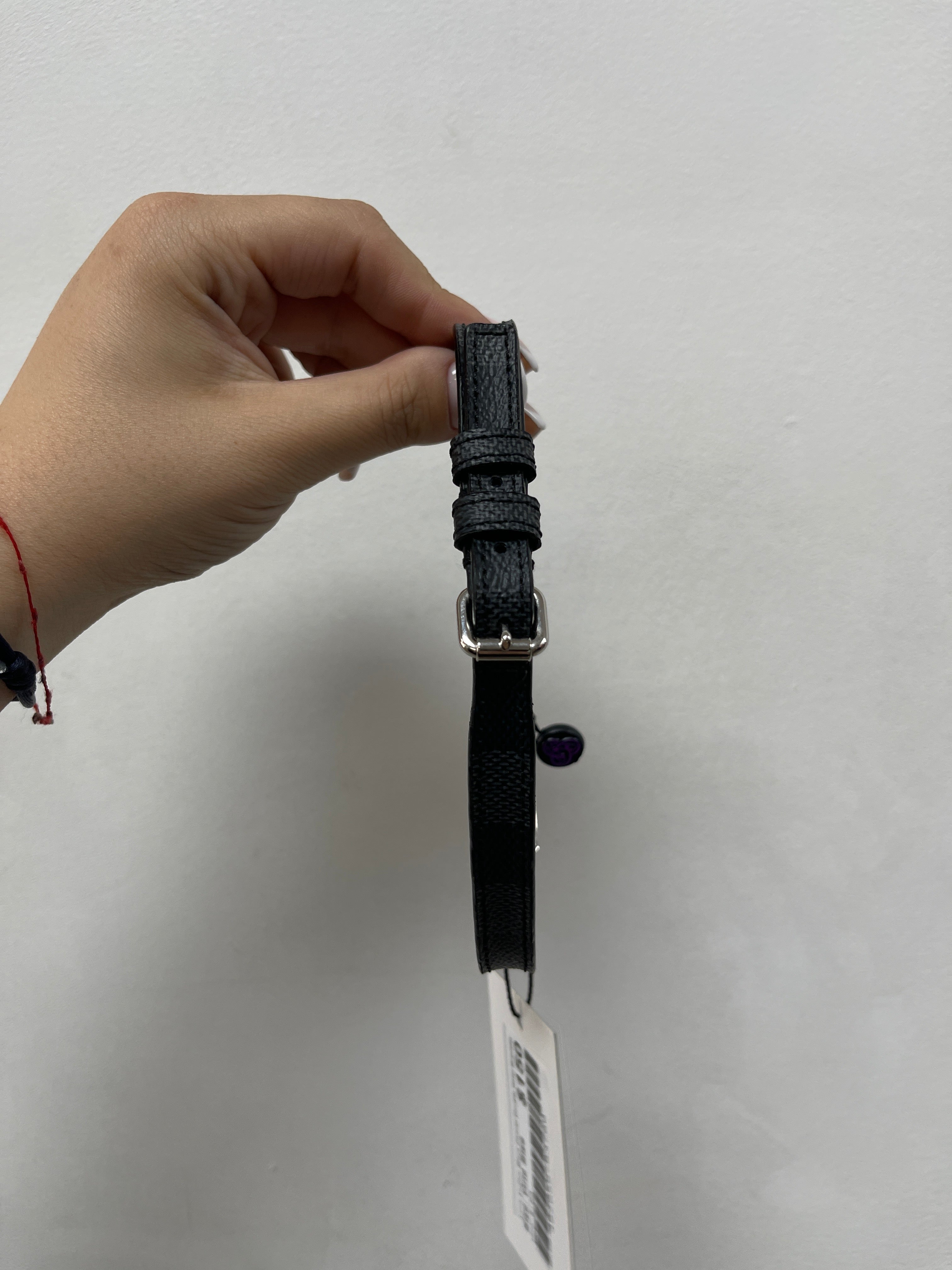 Louis Vuitton Black Damier Double Wrist Bracelet