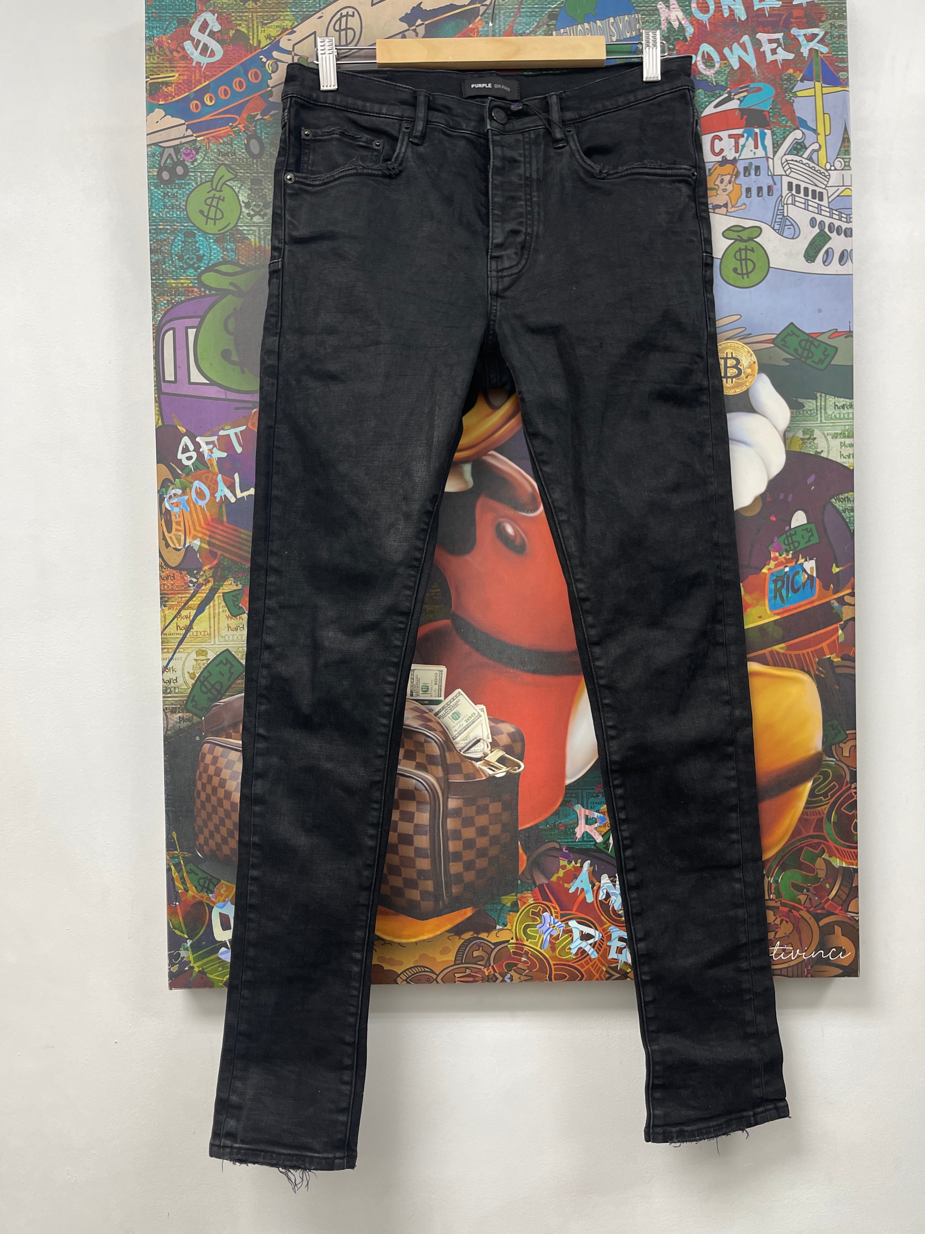 Purple Brand Black Black Jeans