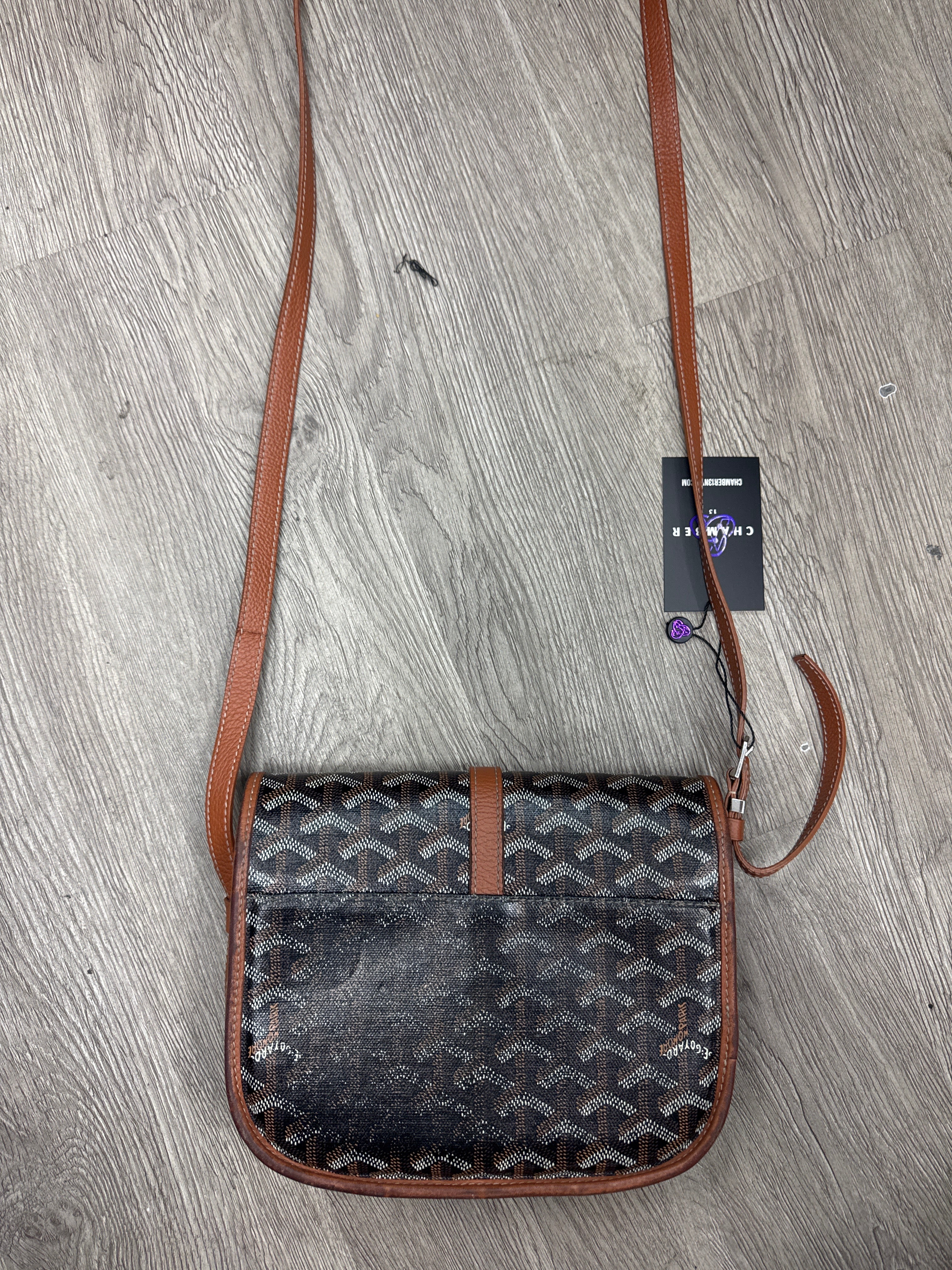 Goyard Brown Belvedere Bag