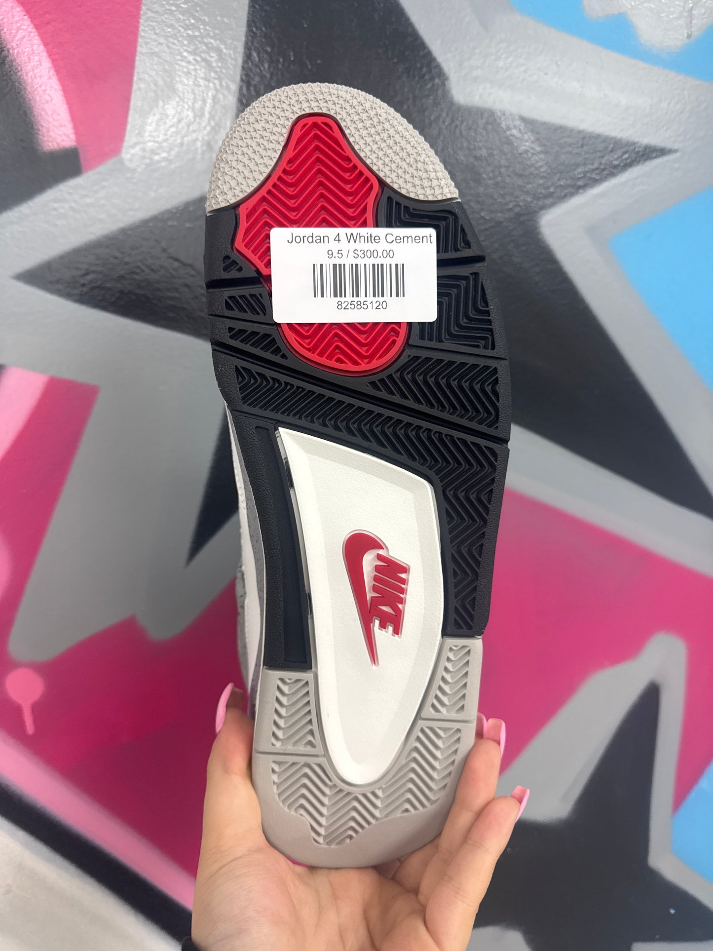 Jordan 4 White Cement