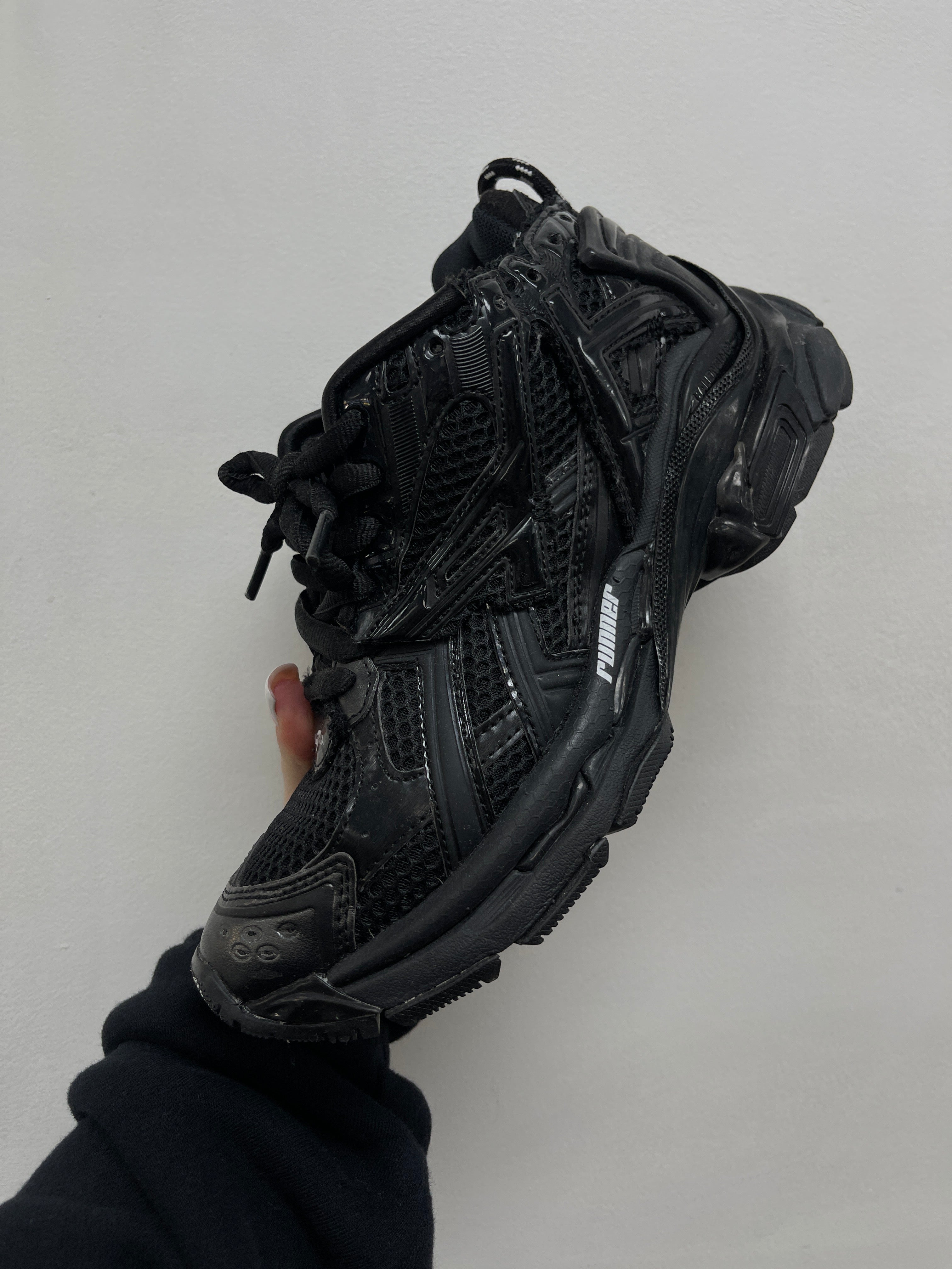 Balenciaga Black Runner Sneakers
