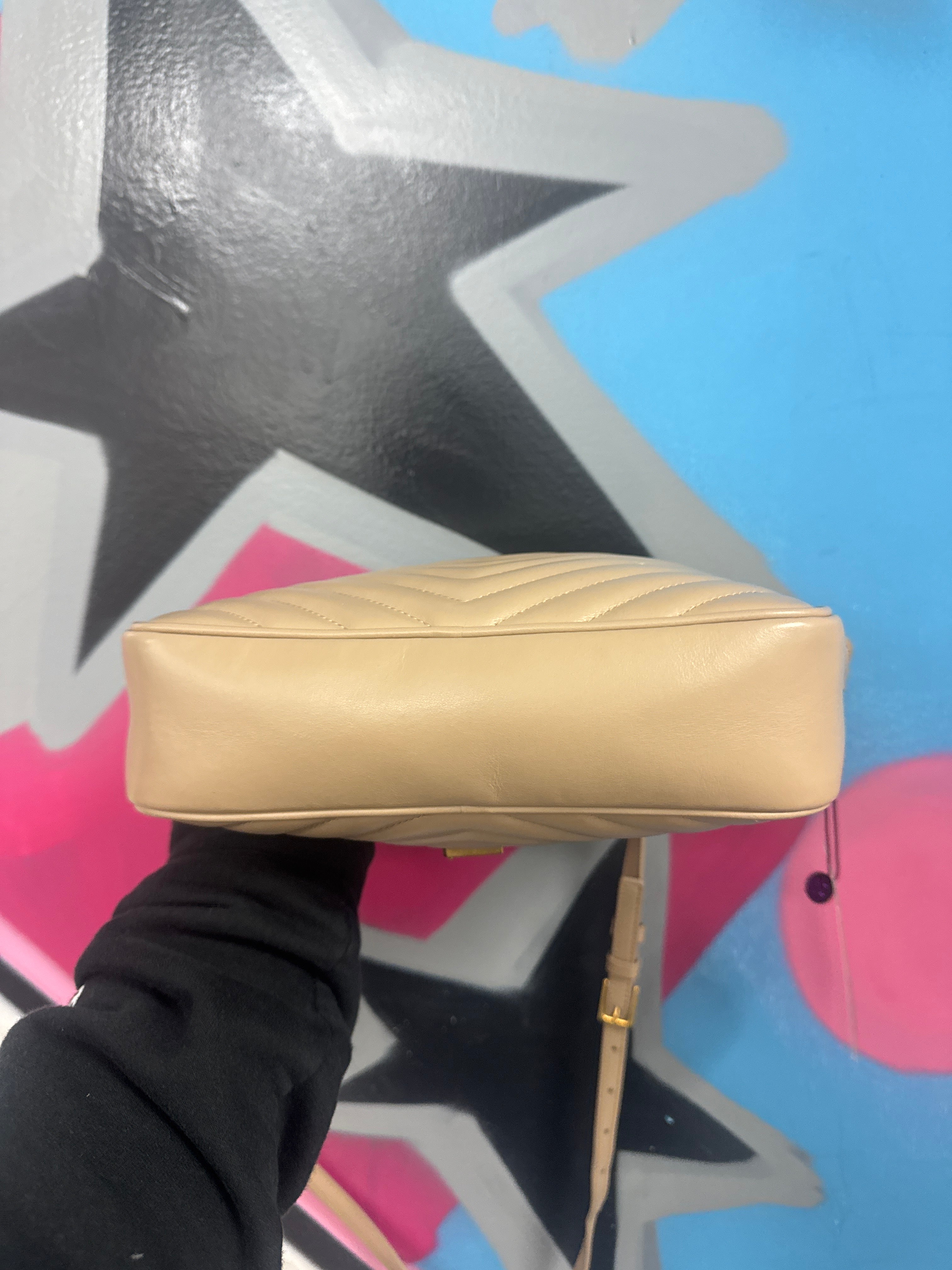 Yves Saint Laurent Beige Lou Camera Bag