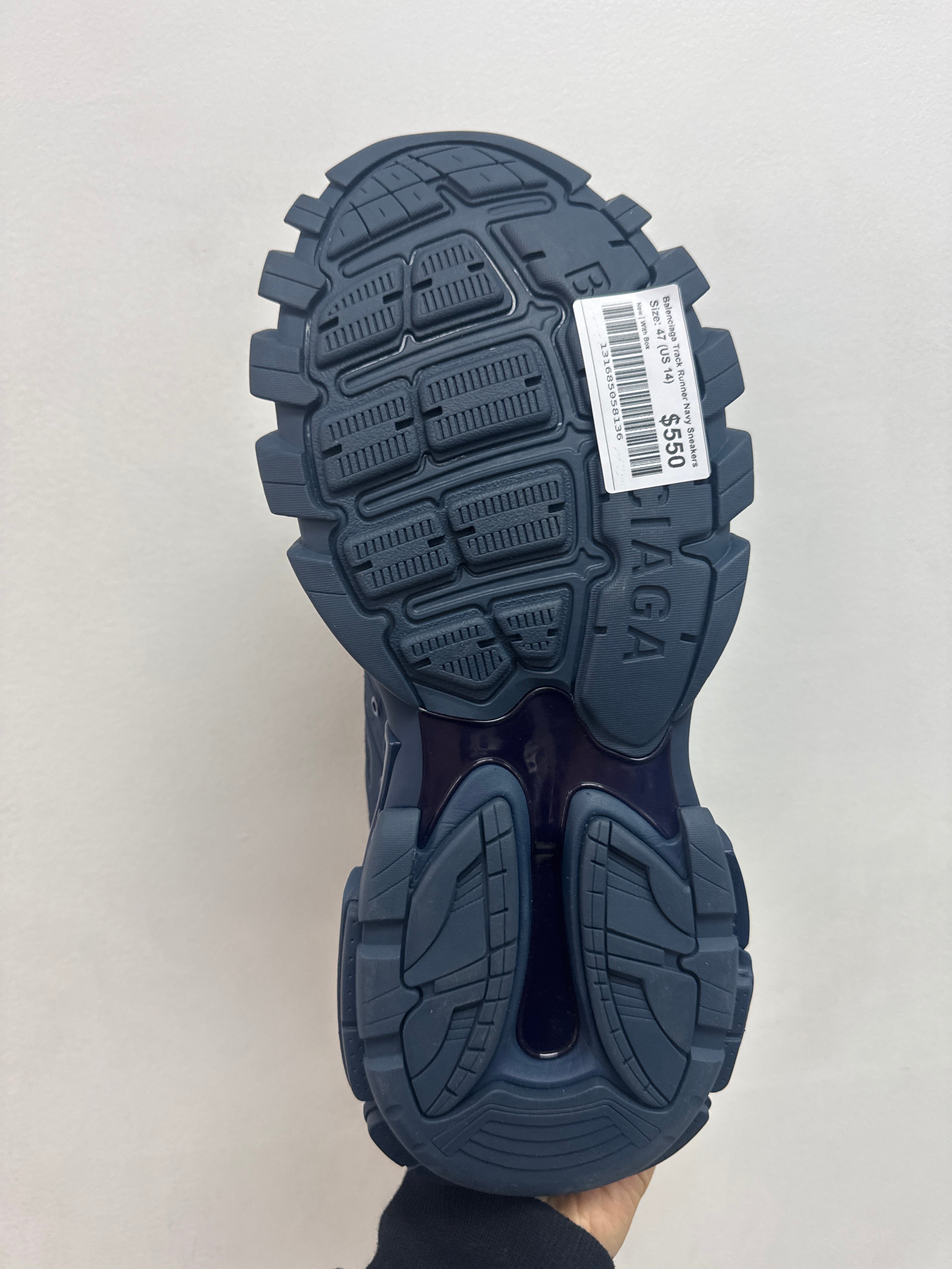 Balenciaga Track Runner Navy Sneakers