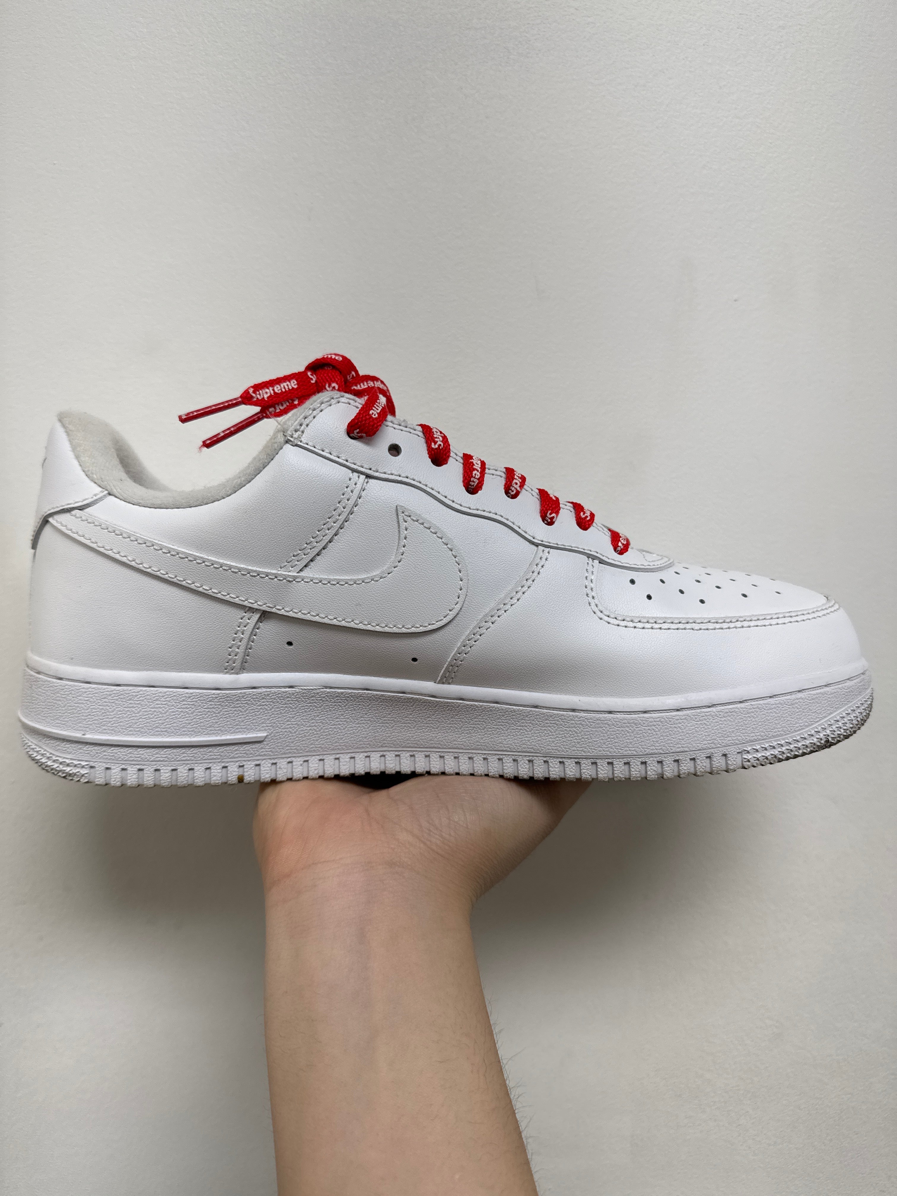 Nike AF1 Supreme White Sneakers