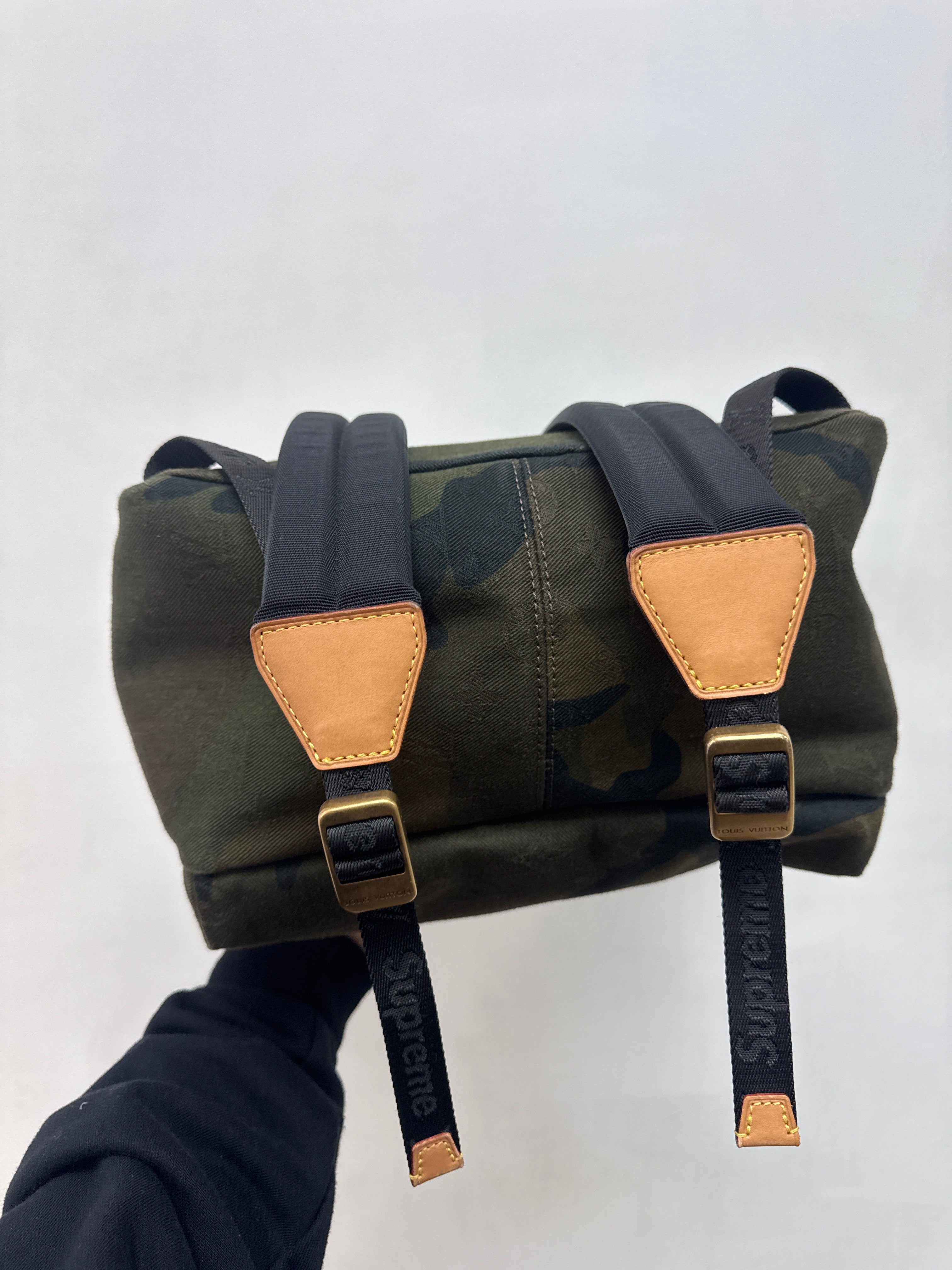 Louis Vuitton x Supreme Camo Backpack