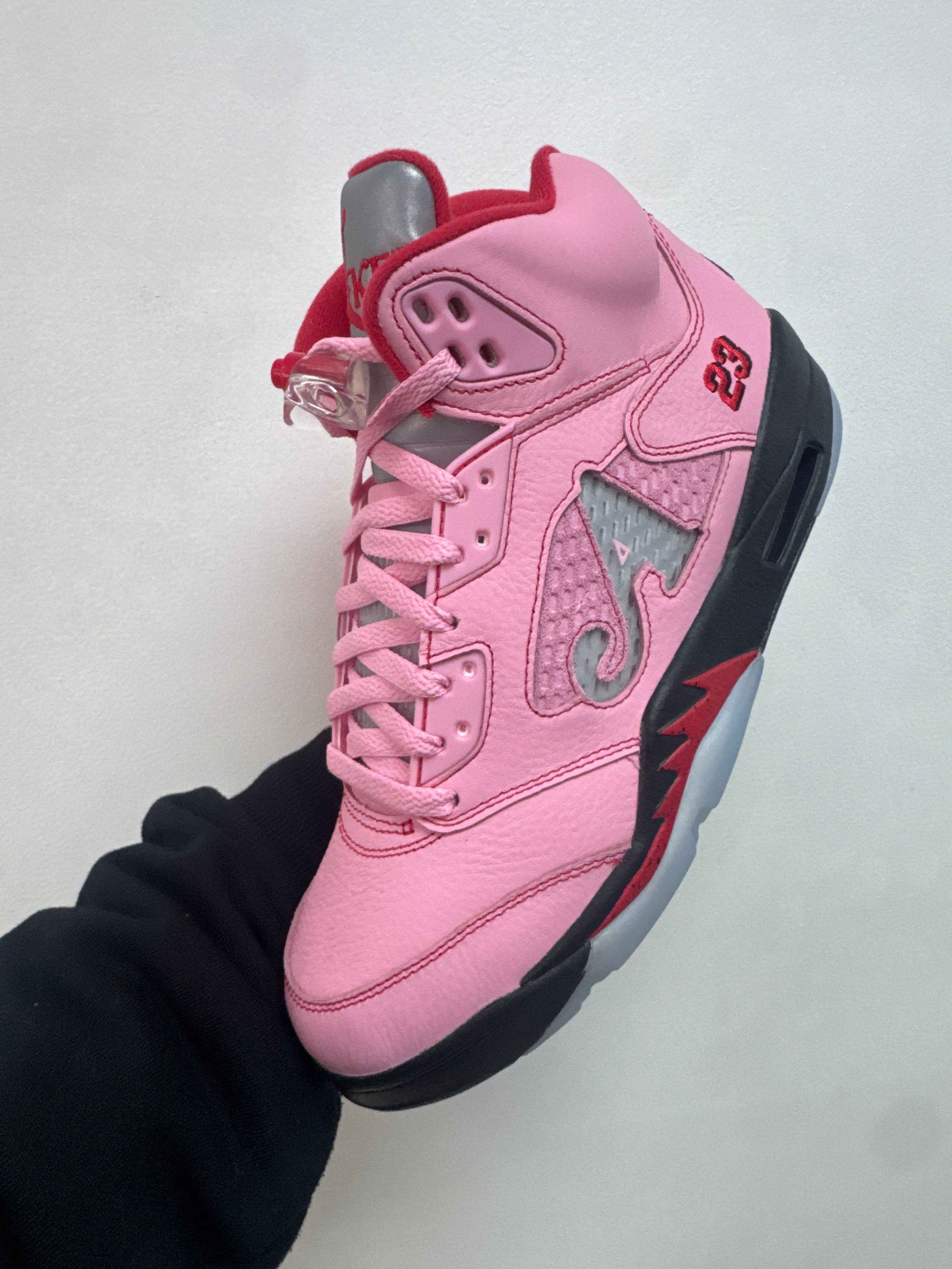 Nike x Awake Jordan 5 Pink Sneakers