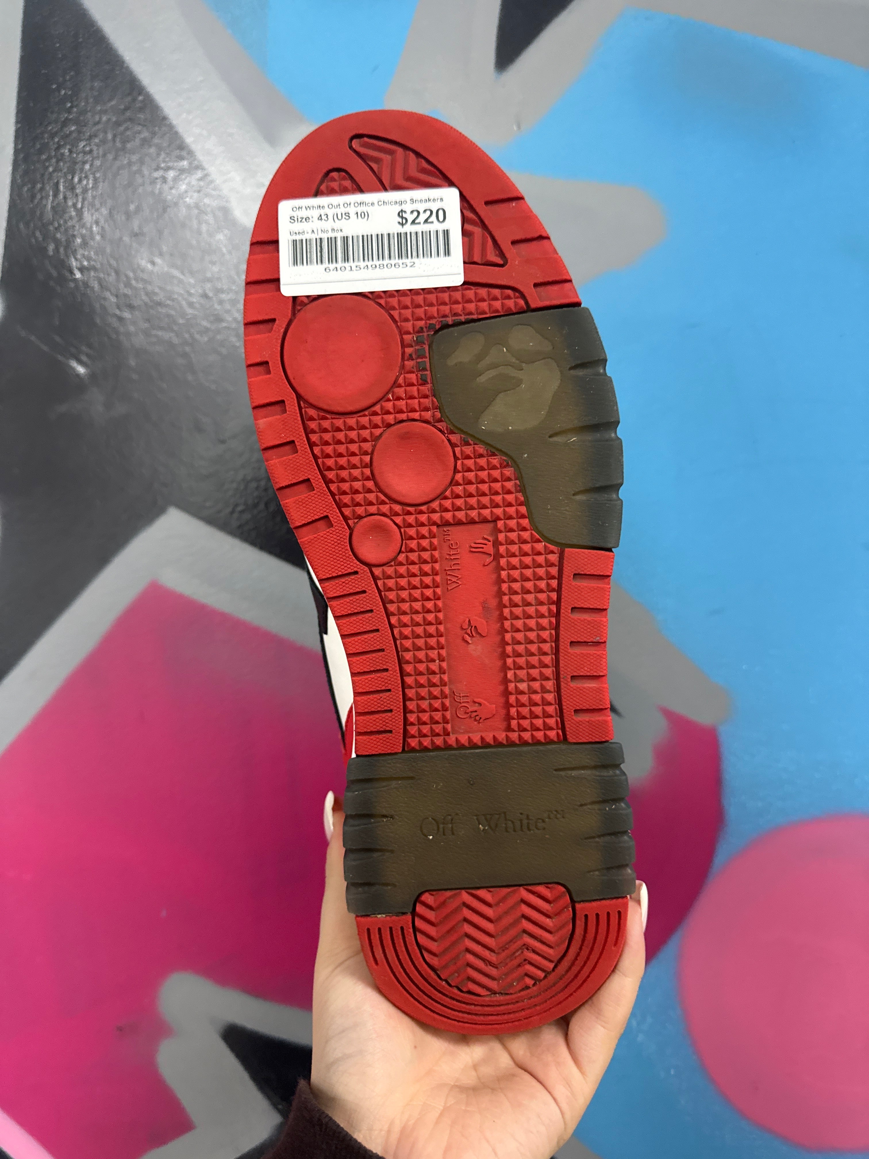 Off White Out Of Office Chicago Sneakers