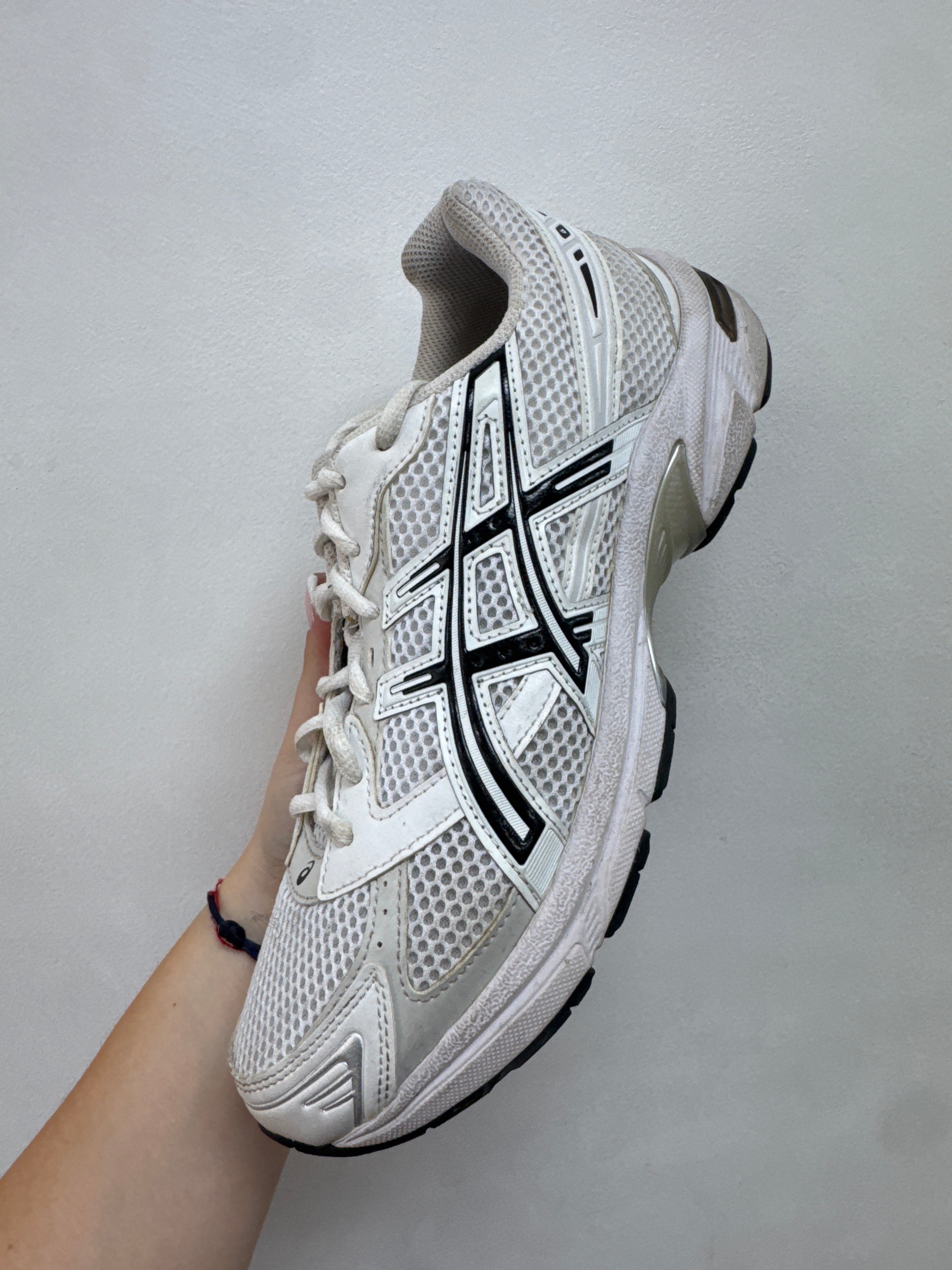 ASICS White Black Gel-1130 Sneakers