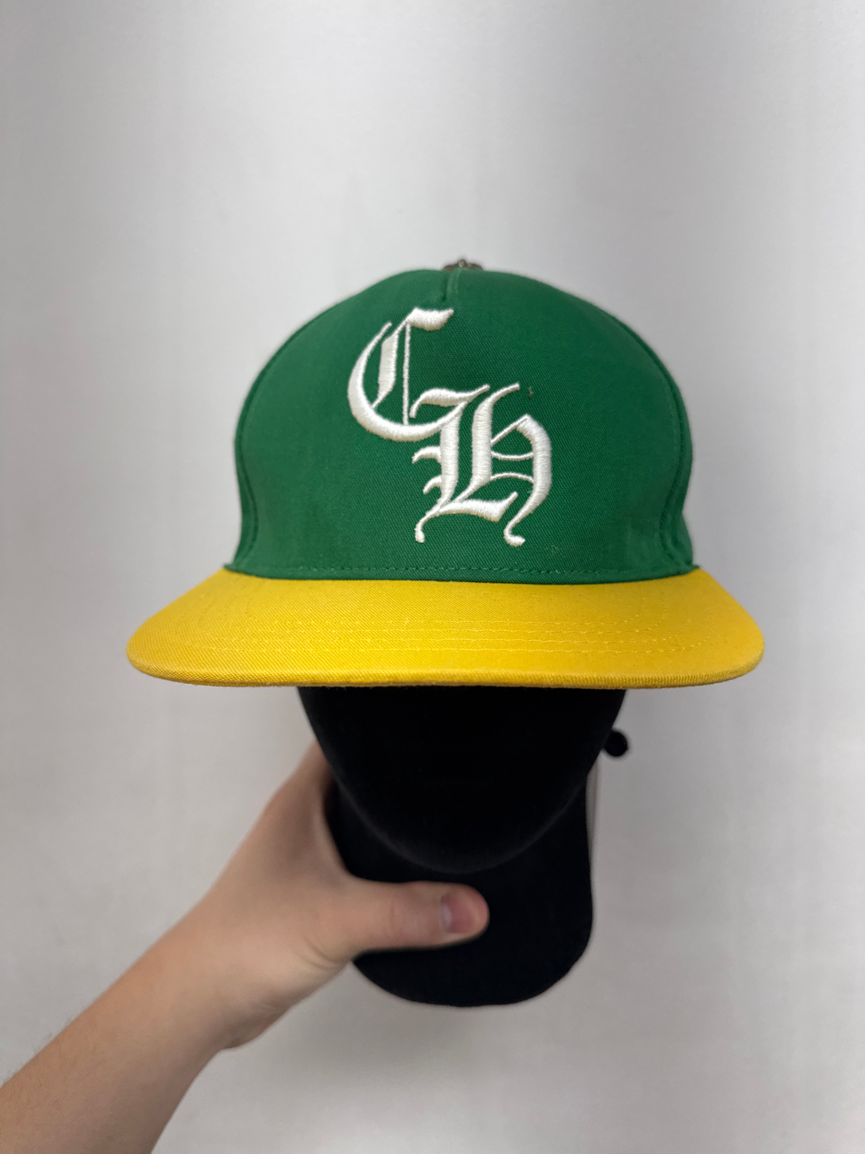 Chrome Hearts Green Yellow Baseball Trucker Hat