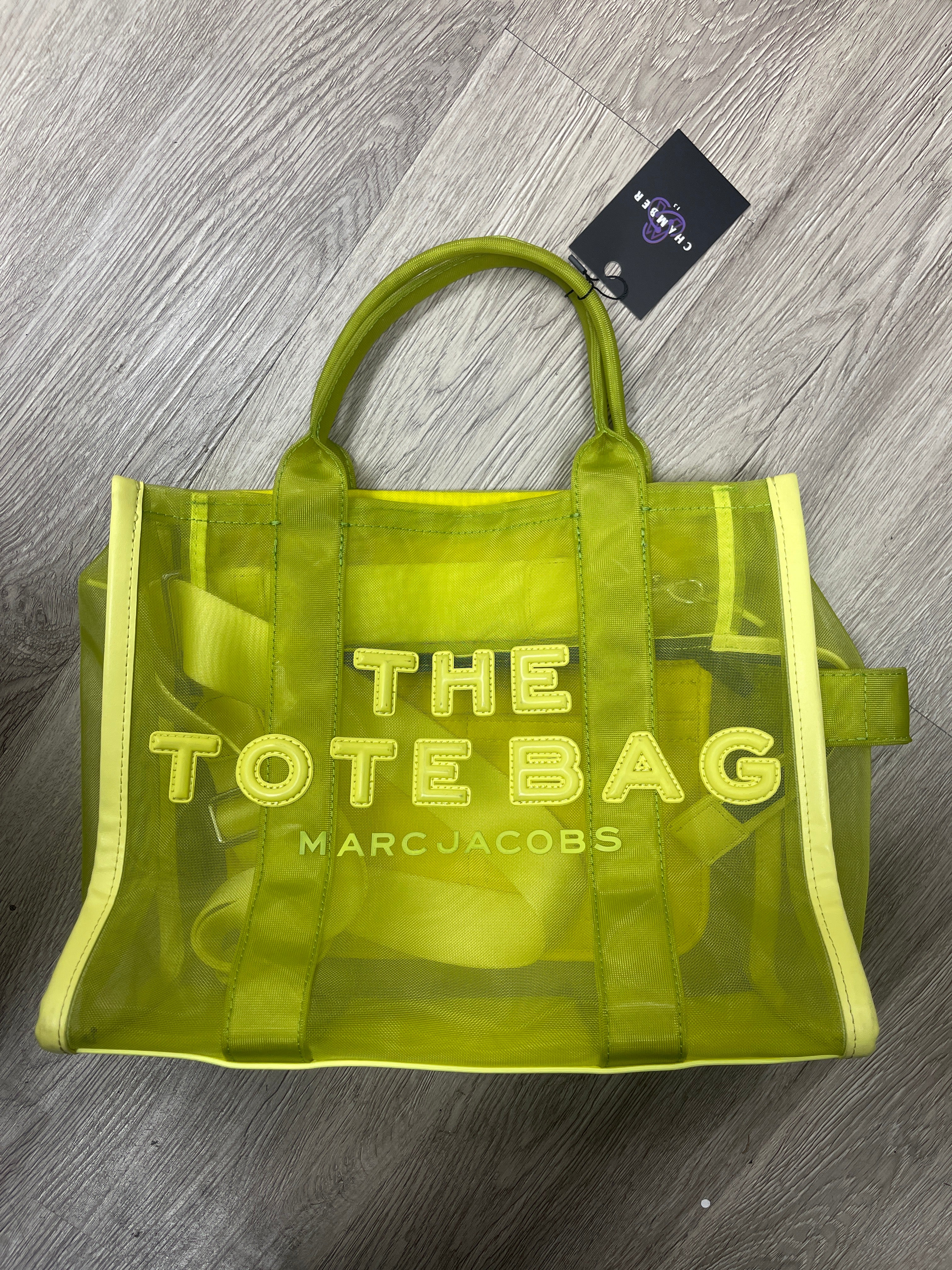 Marc Jacobs Mesh Tote Bag Neon Used Medium N/A