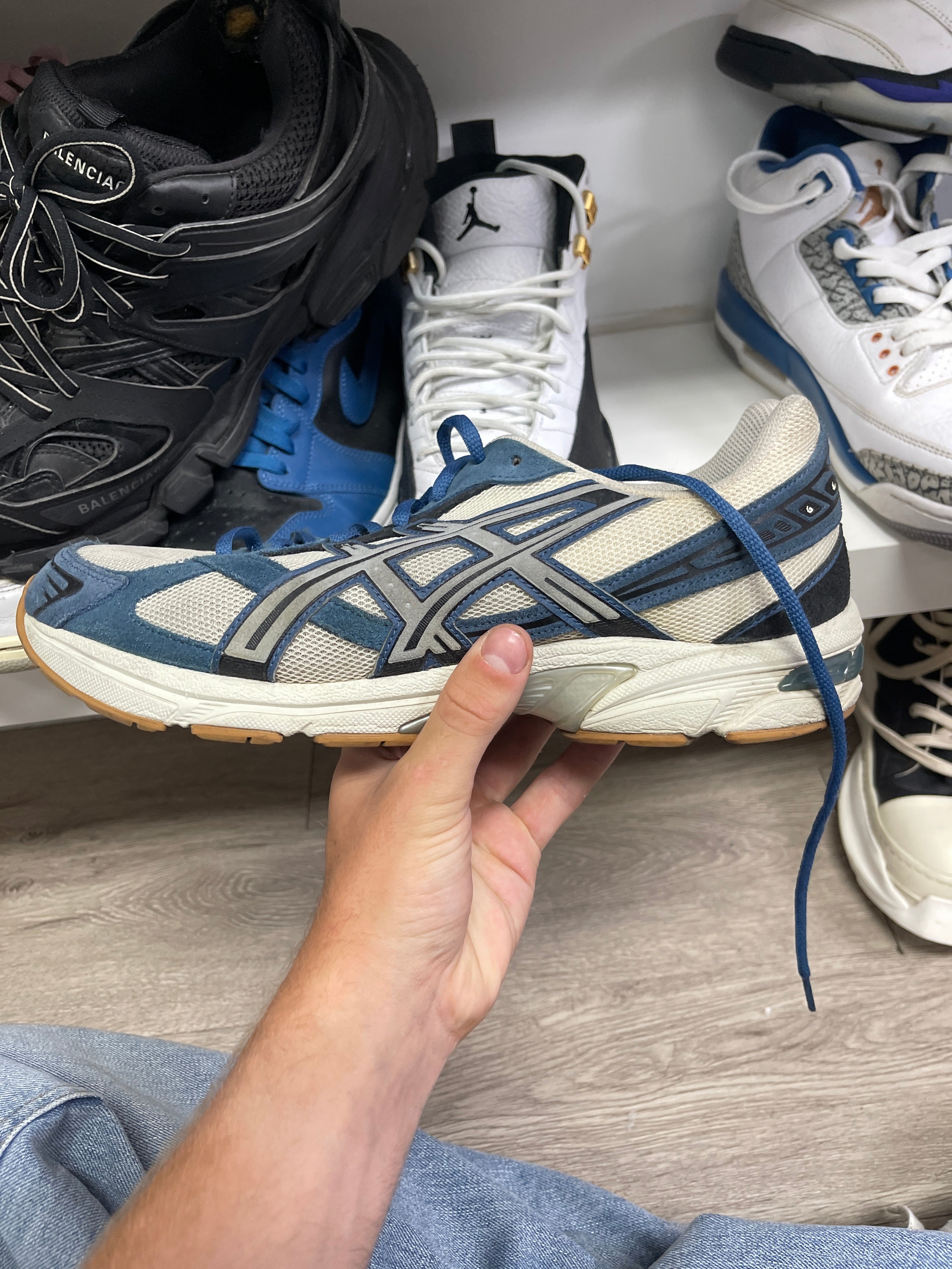 Asics Blue Suede Gel-1130 Sneakers