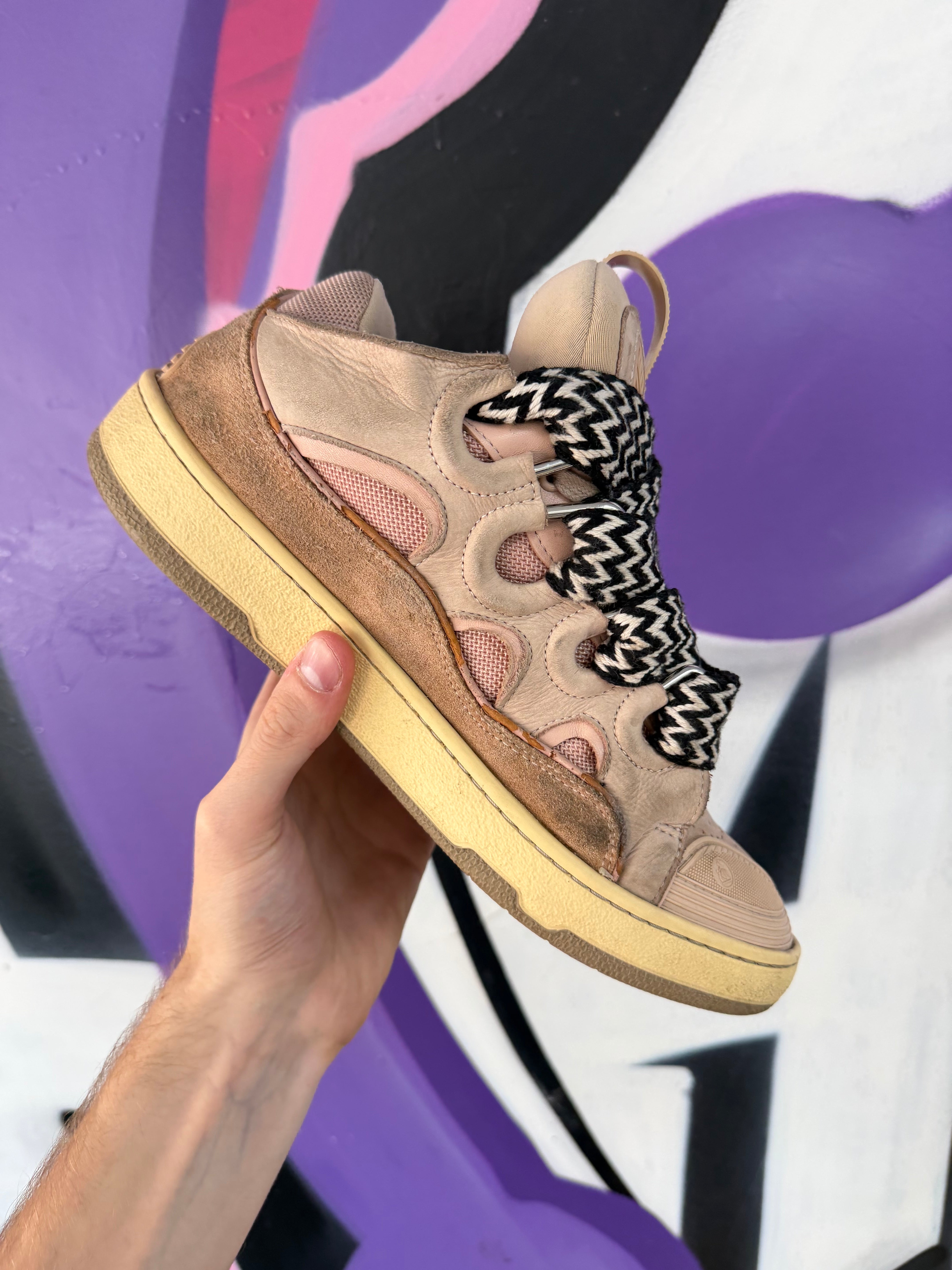 Lanvin Blush Pink Sneakers