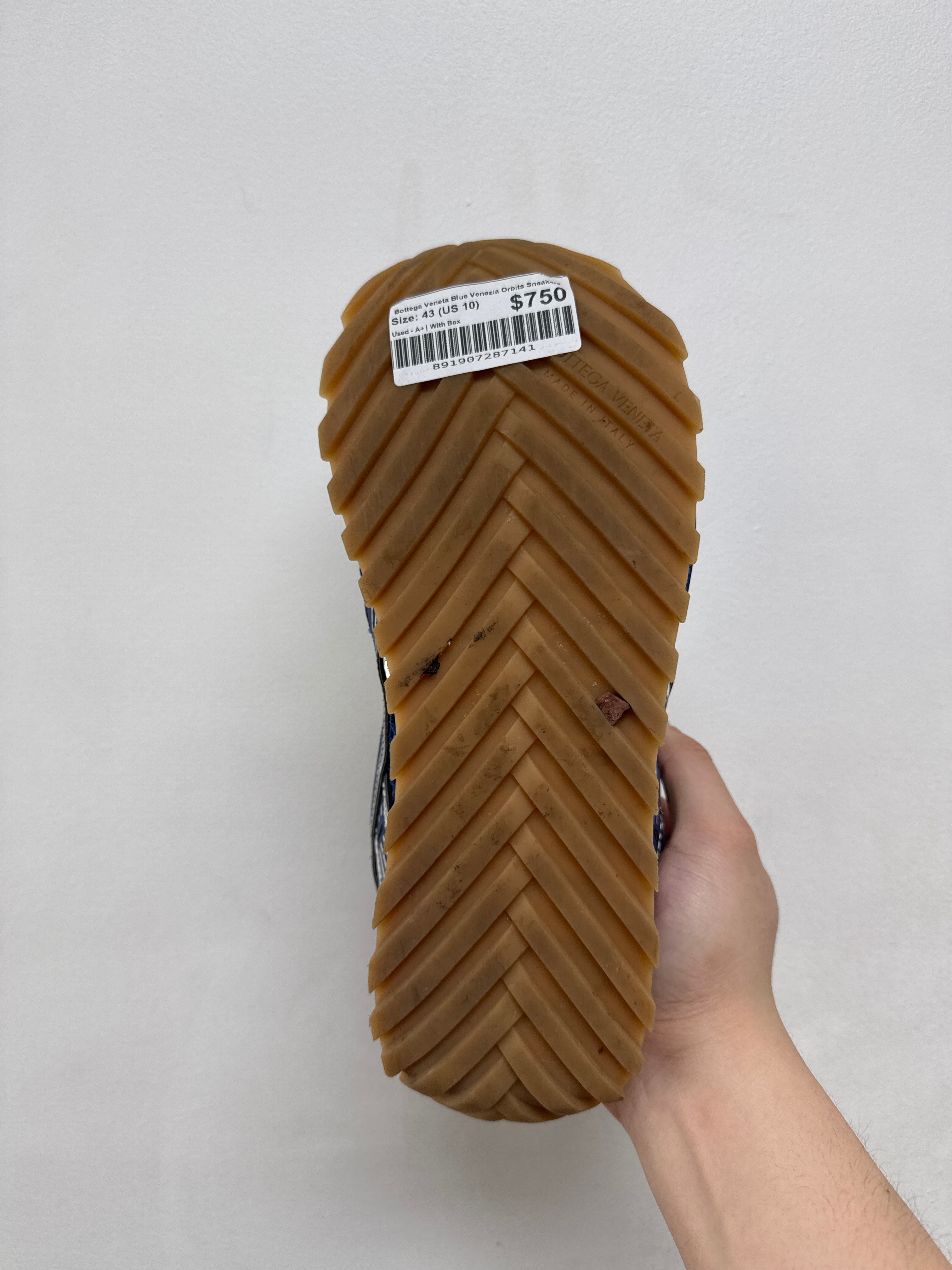 Bottega Veneta Blue Venezia Orbits Sneakers