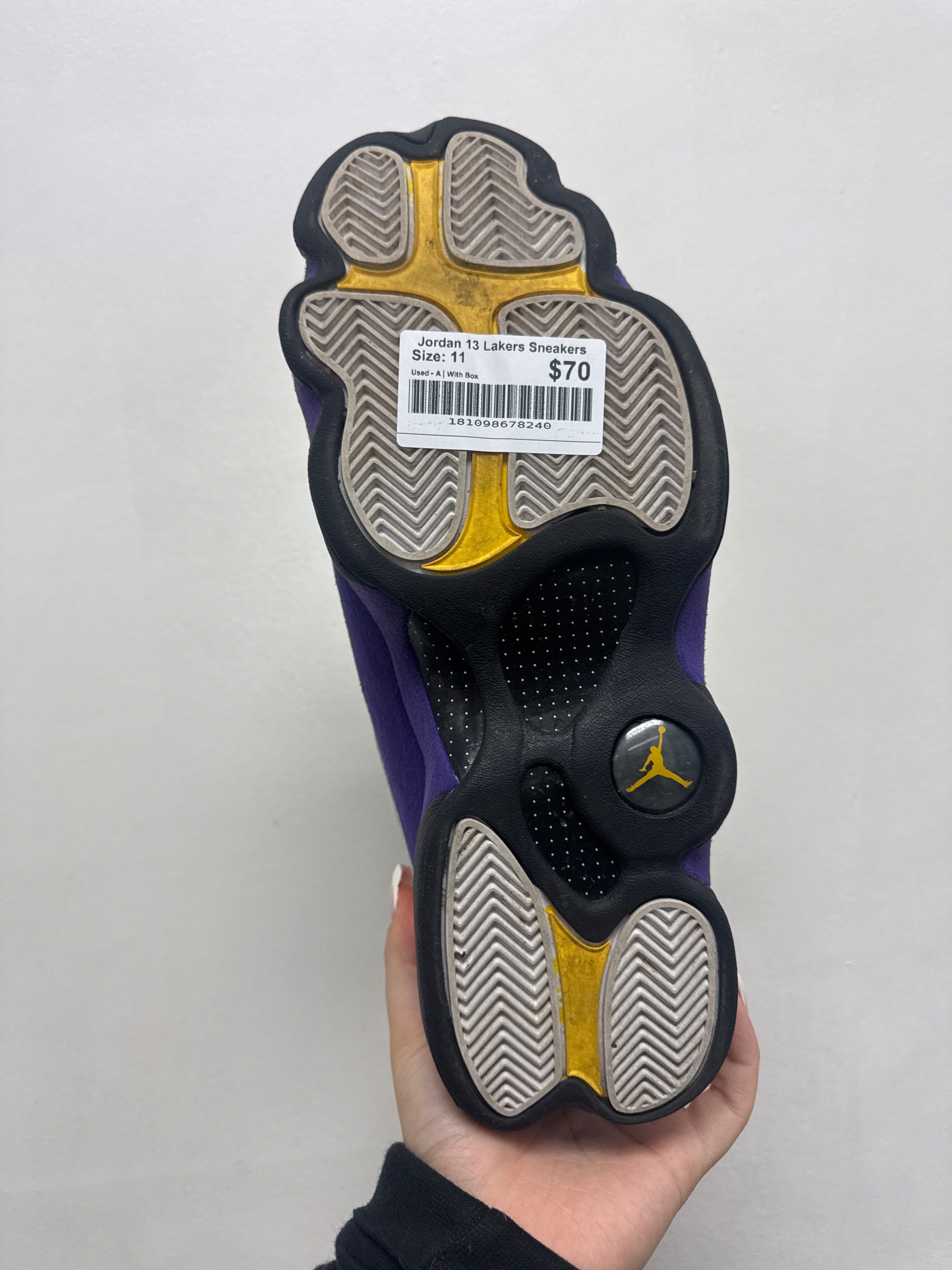 Jordan 13 Lakers Sneakers