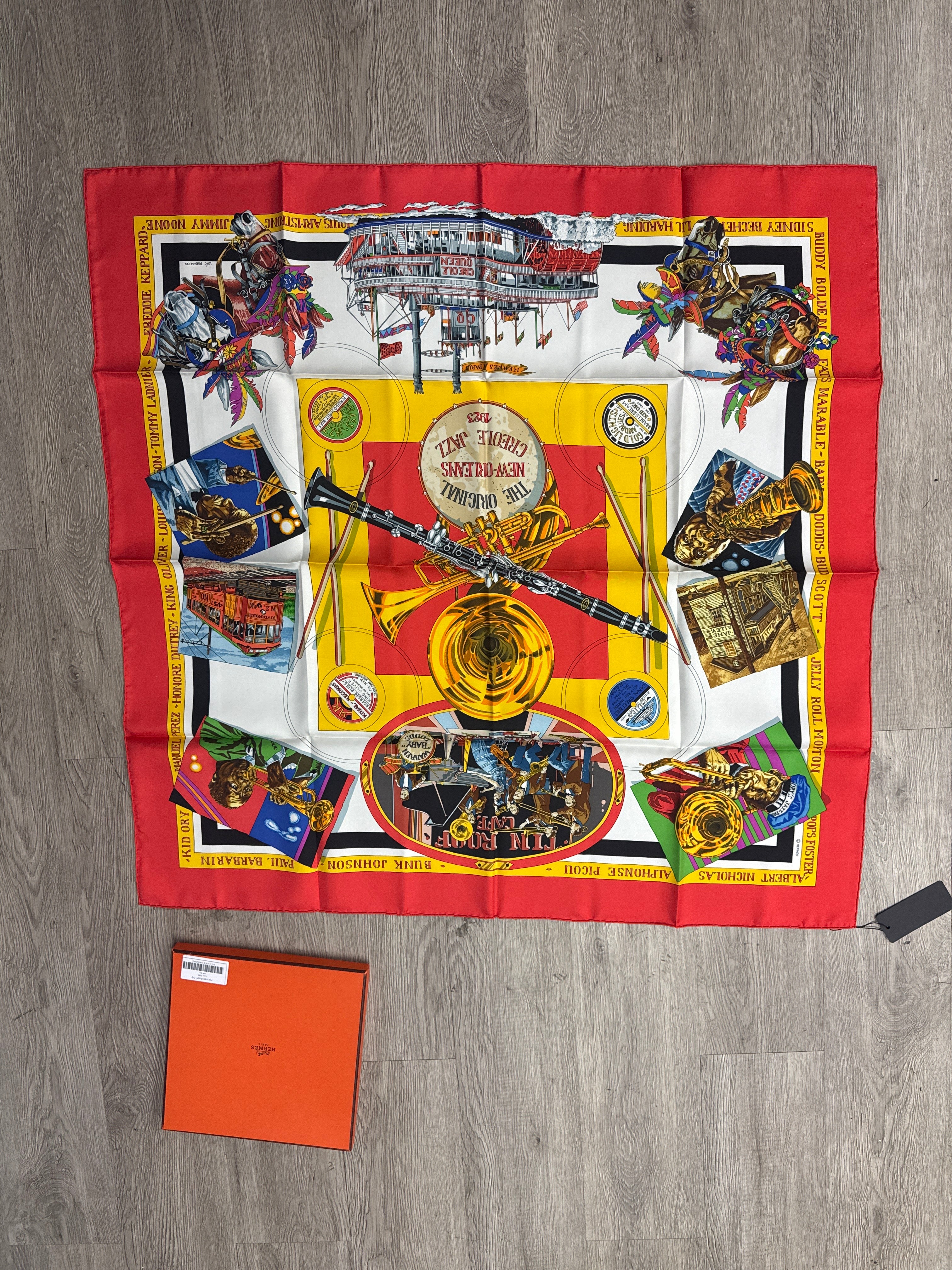 Hermes Scarf New OS With Box
