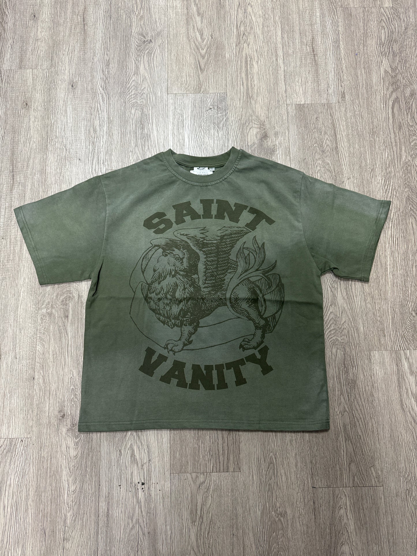 Saint Vanity Griffin Tee Green Dissolve