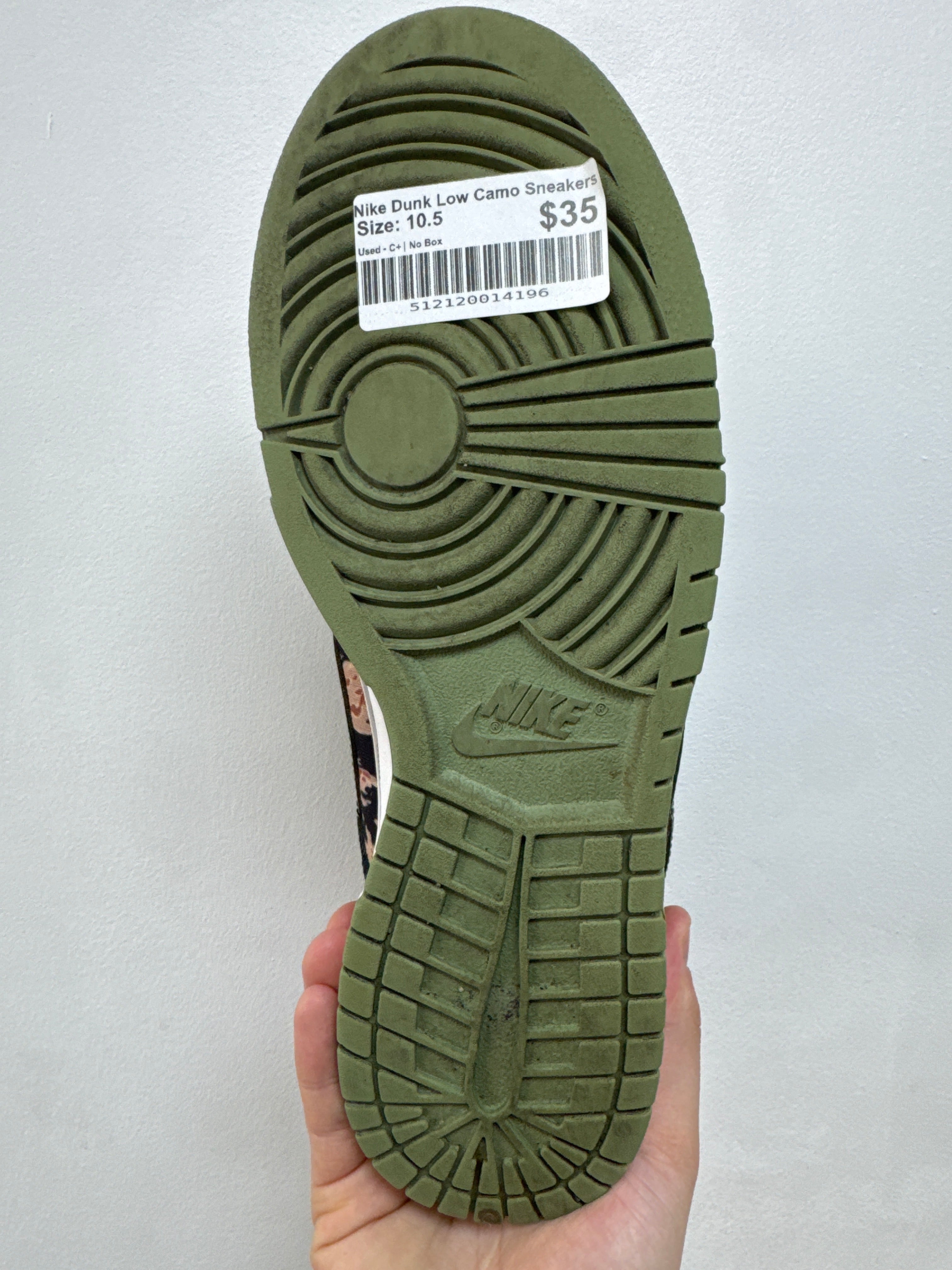 Nike Dunk Low Camo Sneakers