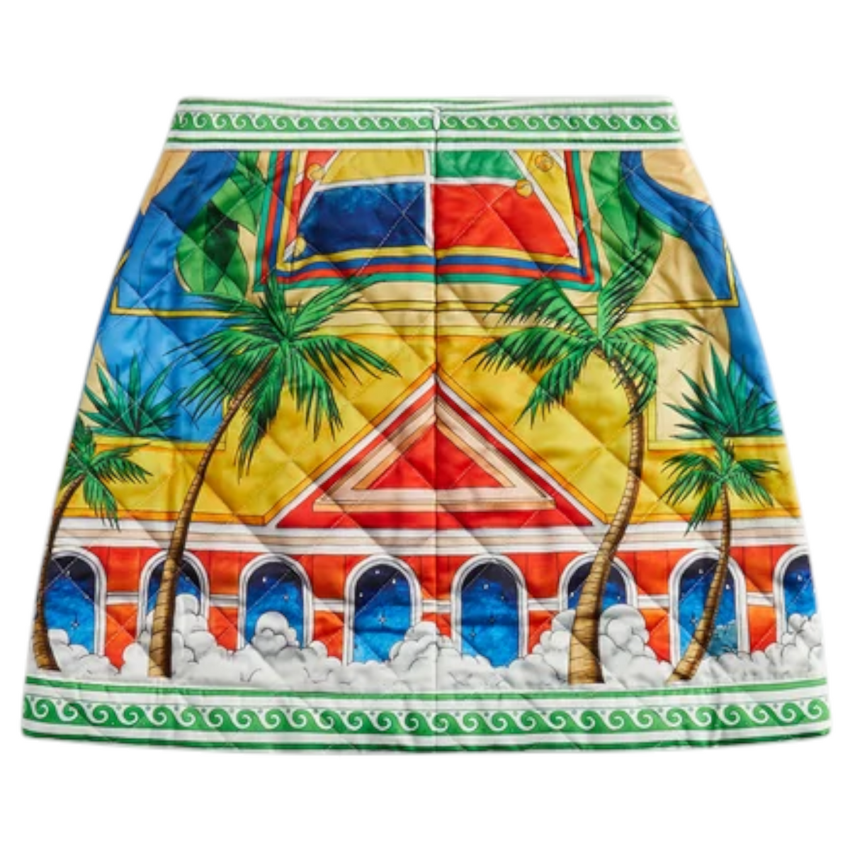 Casablanca Quilted Mini Skirt