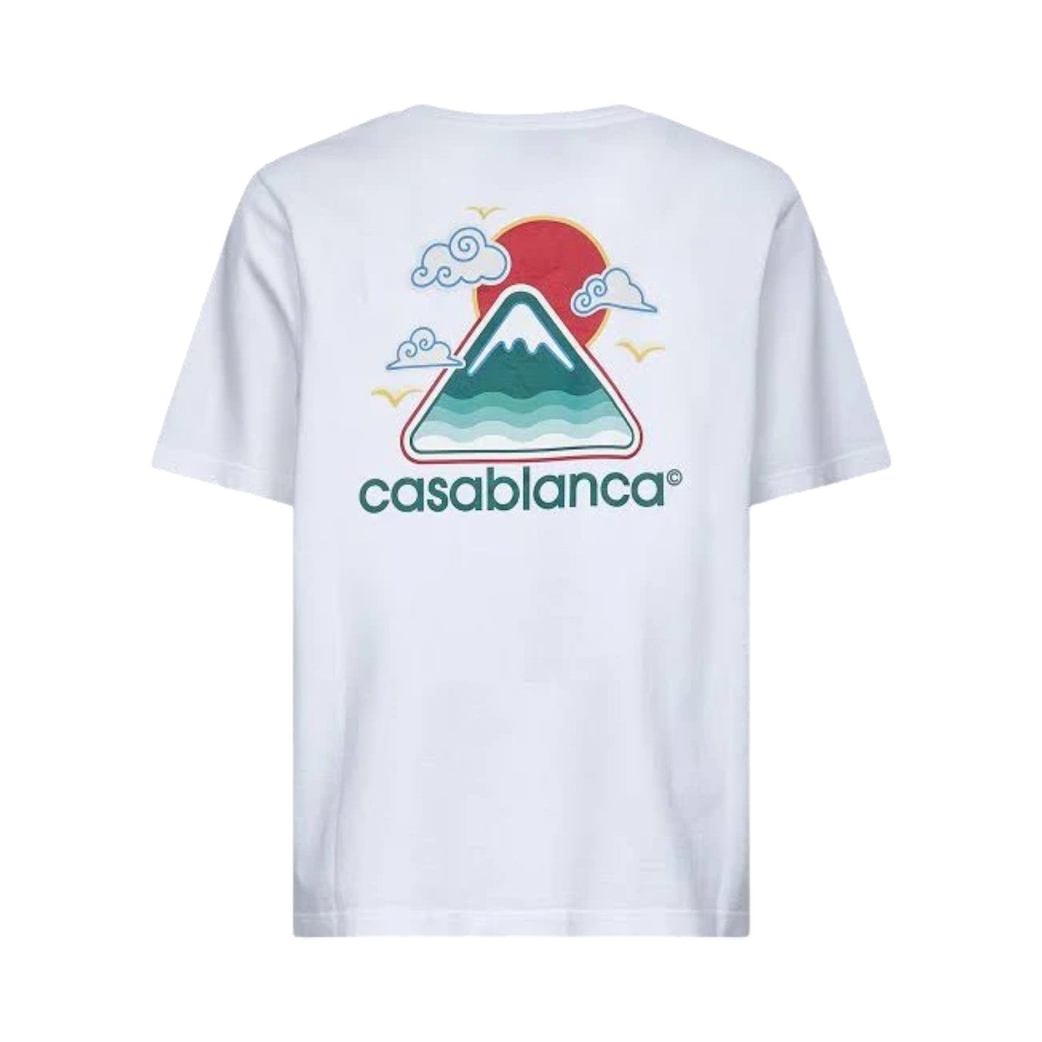 Casablanca 'Montagne Ondulée' White Tee