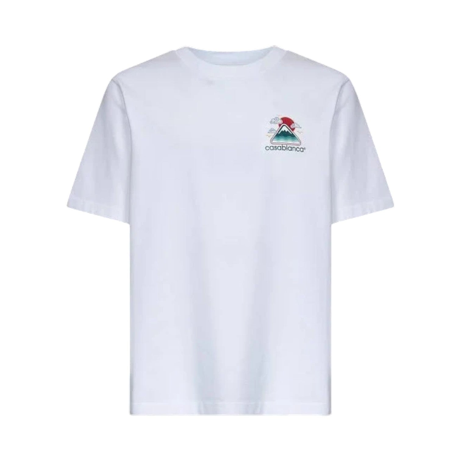Casablanca 'Montagne Ondulée' White Tee