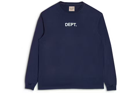 Gallery Dept 'Logo' Navy & White LS Tee