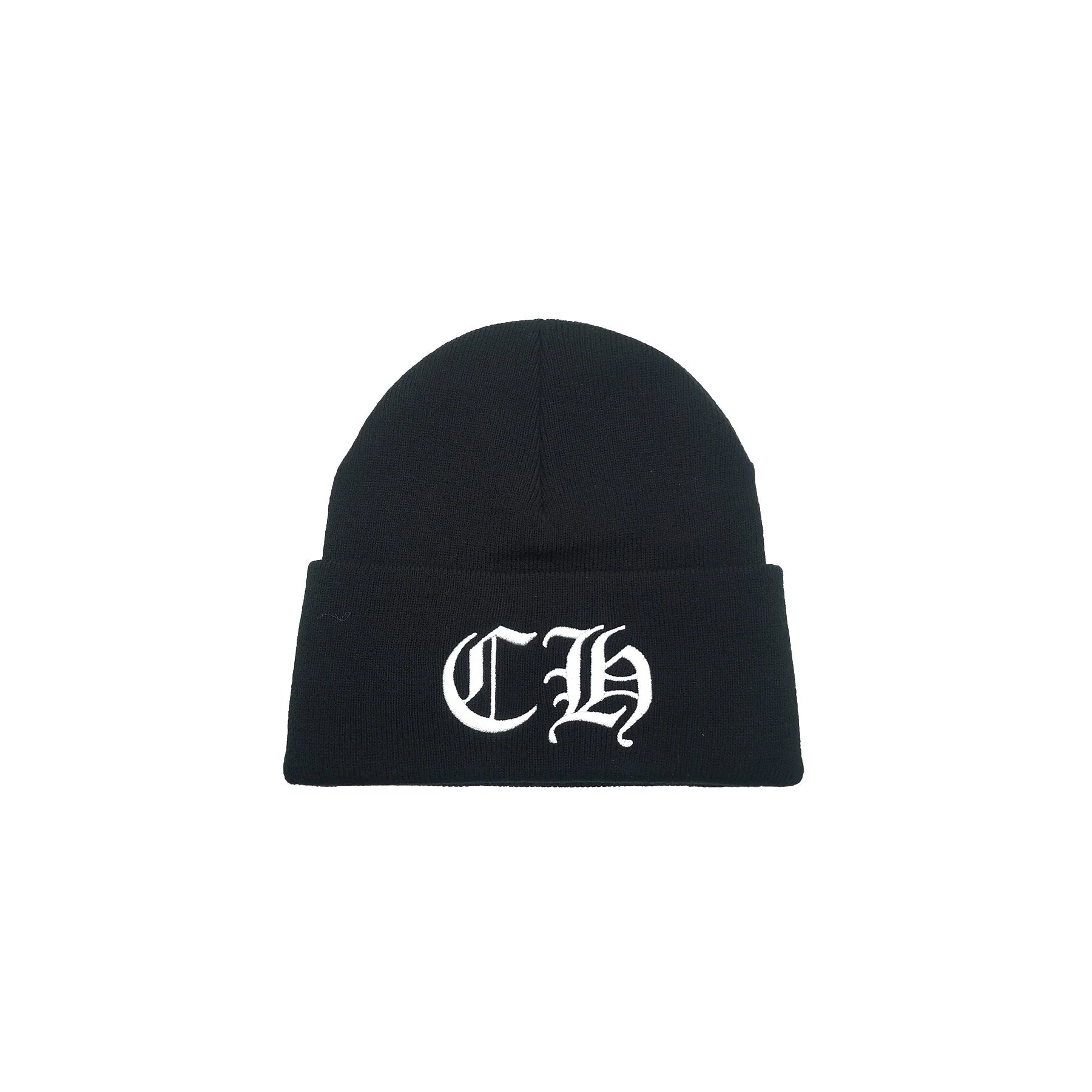 Chrome Hearts 'CH Logo' Black & White Beanie