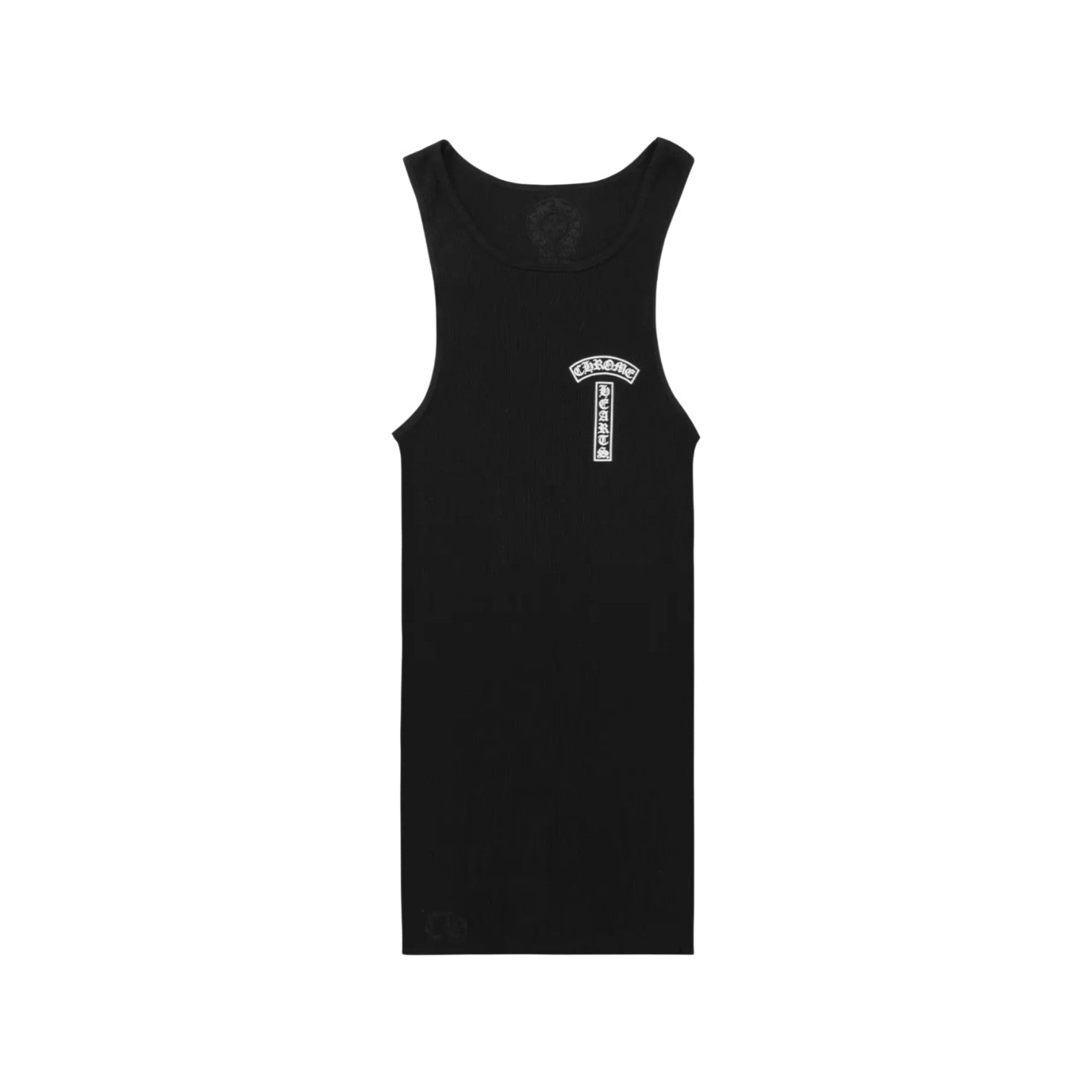 Chrome Hearts 'T Bar Cross' Black Tank Top