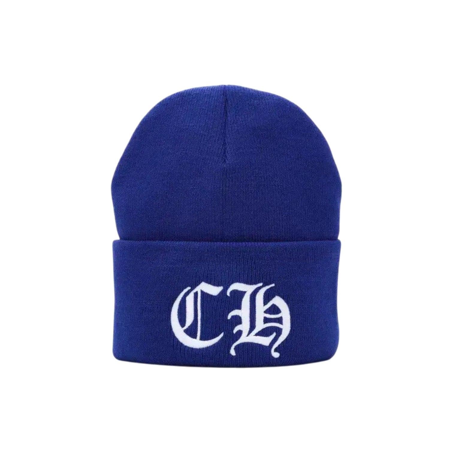 Chrome Hearts 'CH Logo' Blue & White Beanie