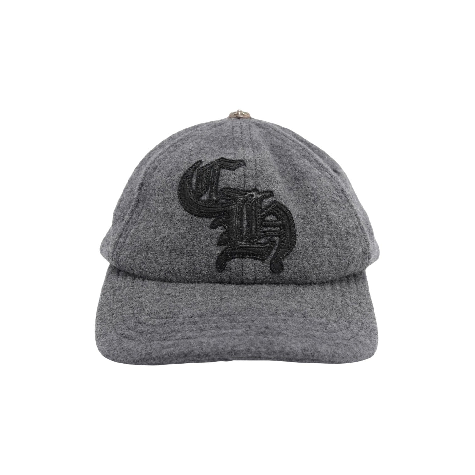 Chrome Hearts 'CH Patch' Grey & Black Wool Cap
