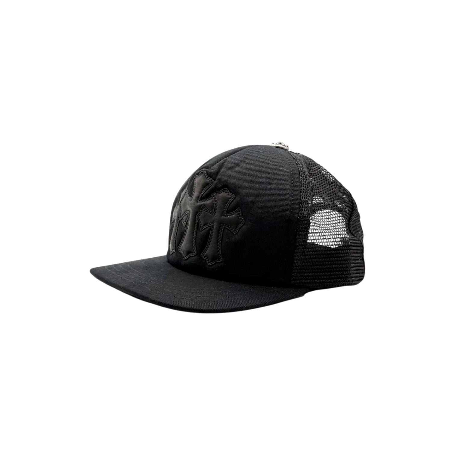 Chrome Hearts 'Cemetery' Black Trucker Hat