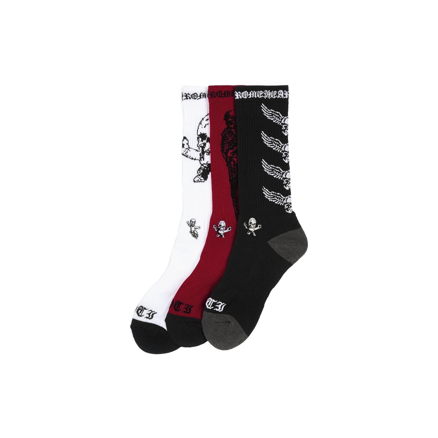 Chrome Hearts 'FOTI' Assorted Color Socks #3