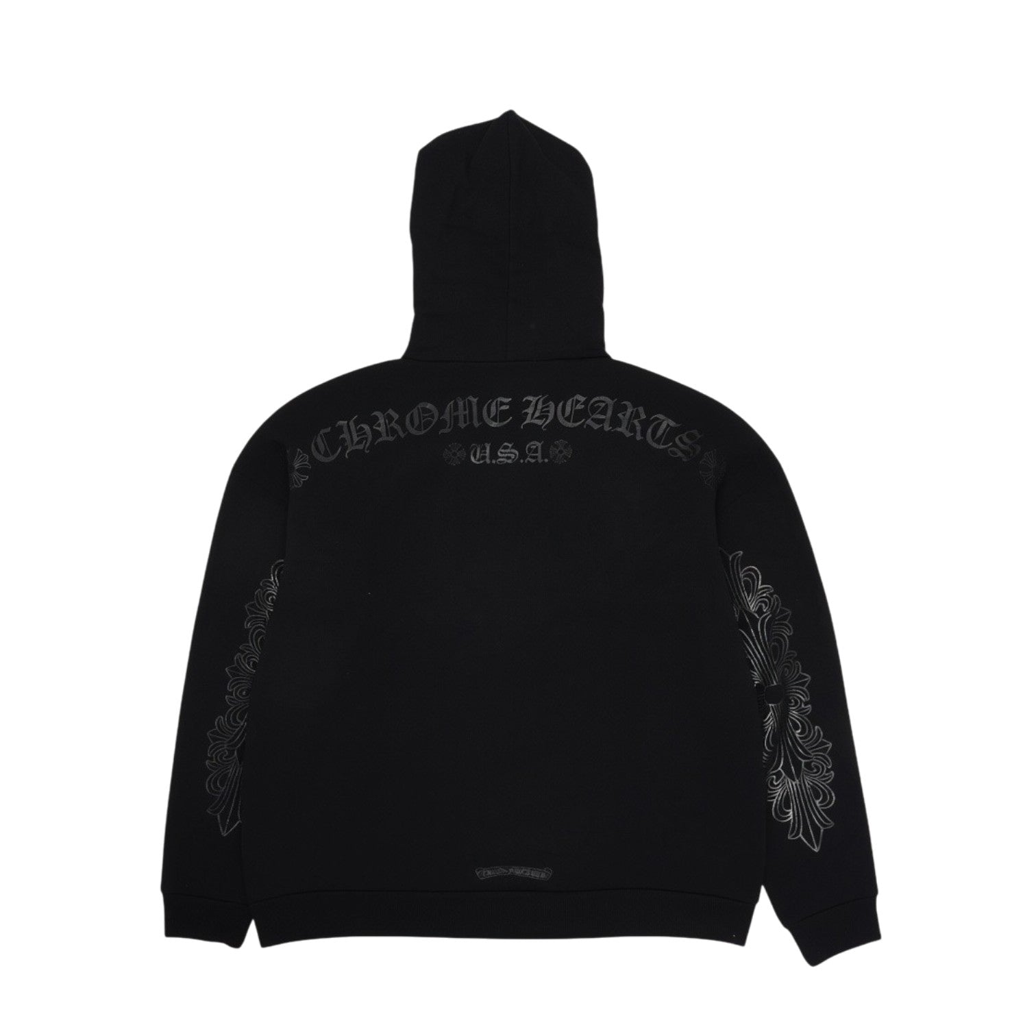 Chrome Hearts 'Horseshoe Logo' Black Mono Hoodie