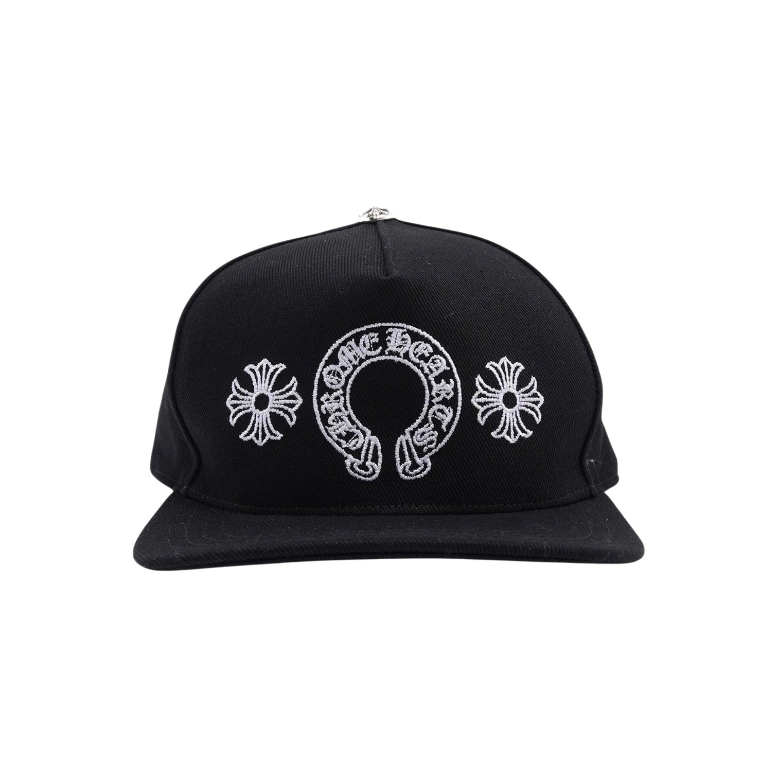 Chrome Hearts 'Horseshoe Plus Logo' Black Cap