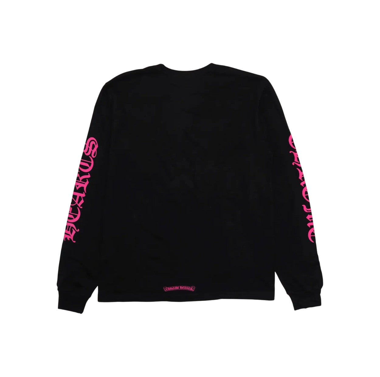 Chrome Hearts 'Neck Logo' Black Pink LS Tee