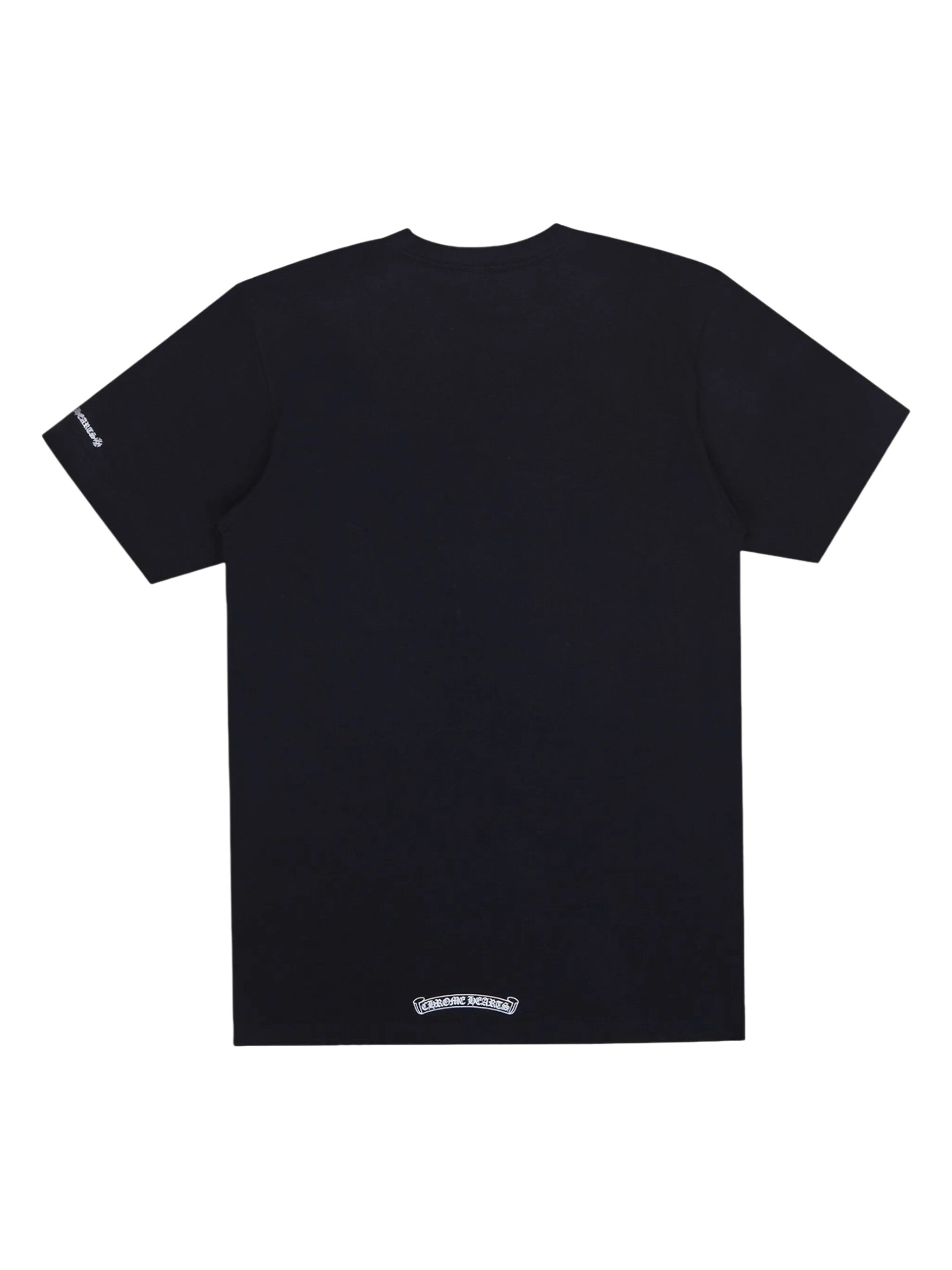 Chrome Hearts 'Neck Logo' Black Tee