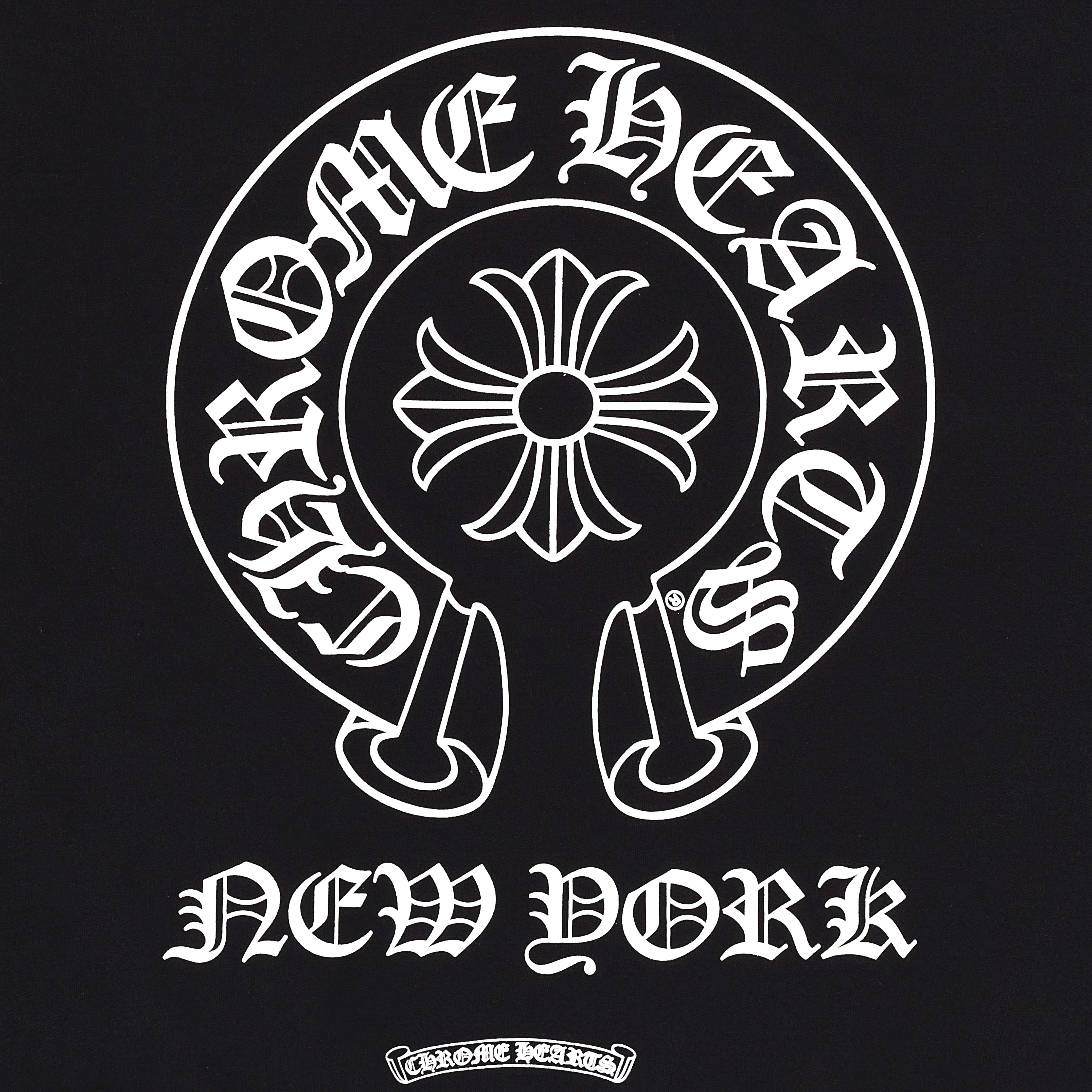 Chrome Hearts 'New York Horseshoe' Black Hoodie