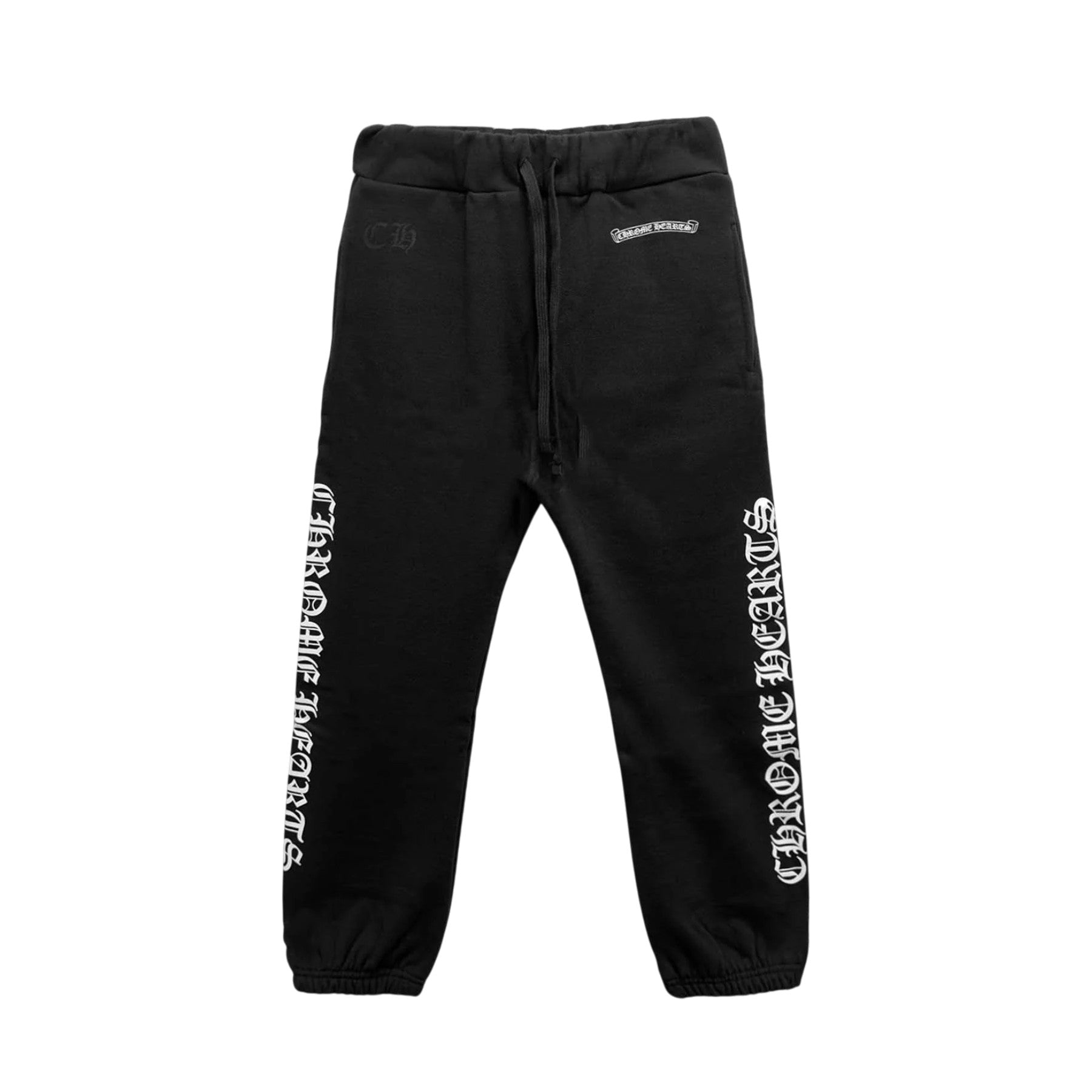 Chrome Hearts 'Scroll Logo' Black & White Sweats
