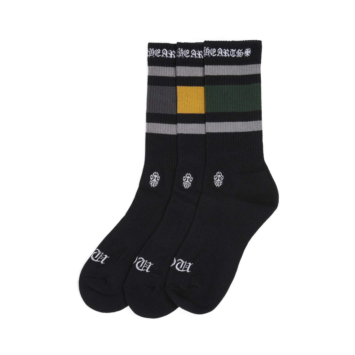 Chrome Hearts 'Sport' Assorted Black Color Socks