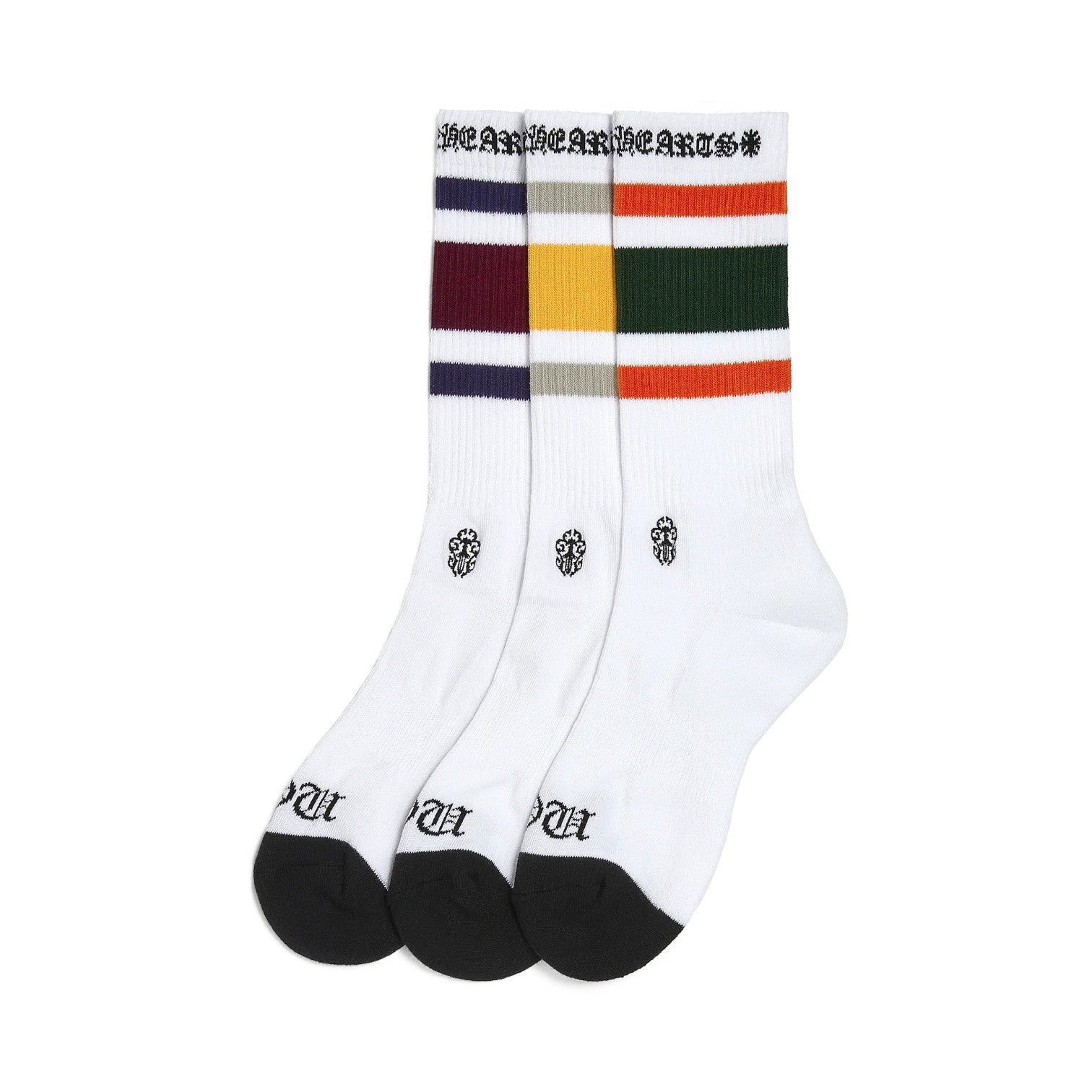 Chrome Hearts 'Sport' Assorted White Color Socks