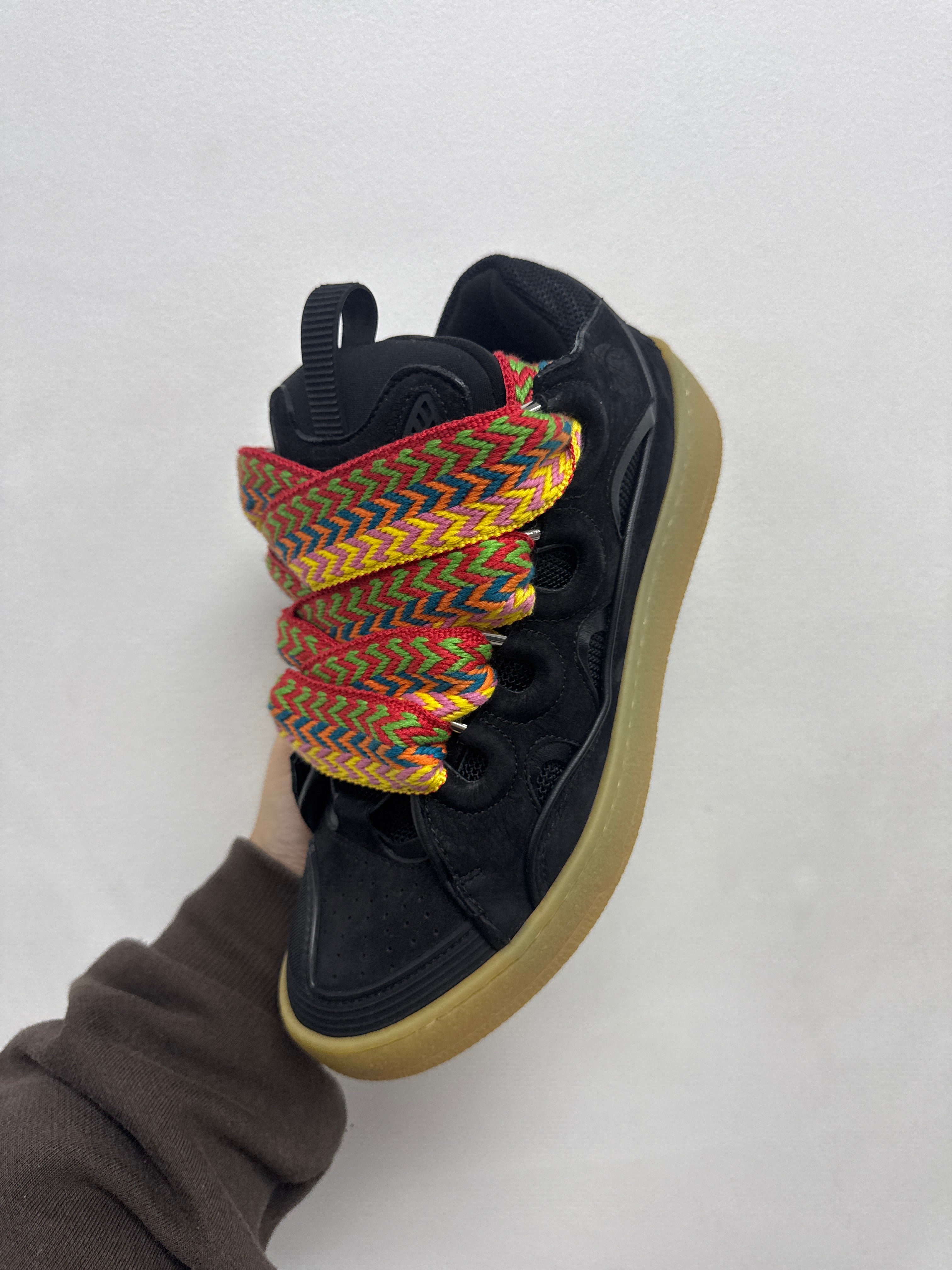 Lanvin Black Gum Multi Sneakers