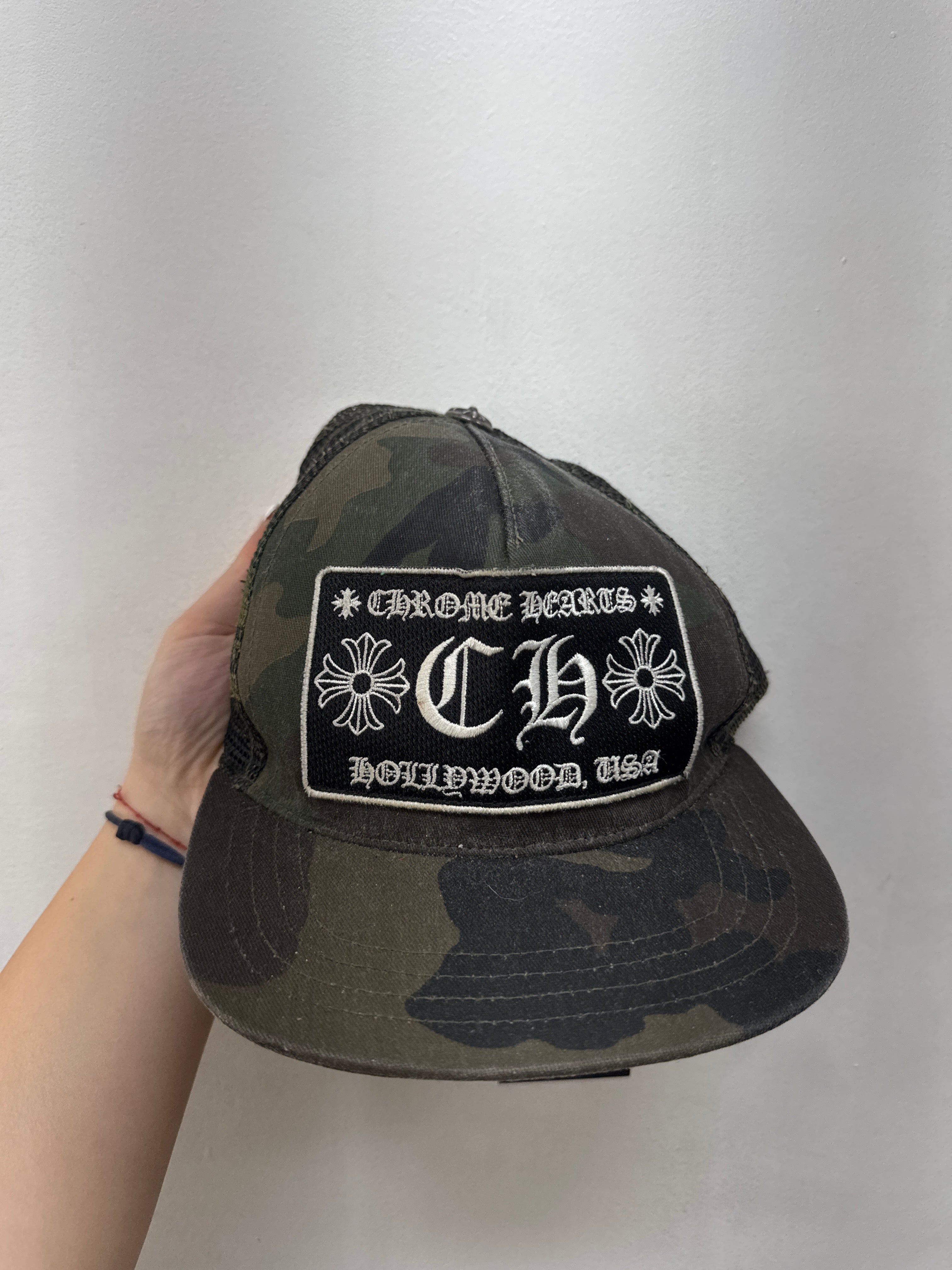 Chrome Hearts Camo CH Hat