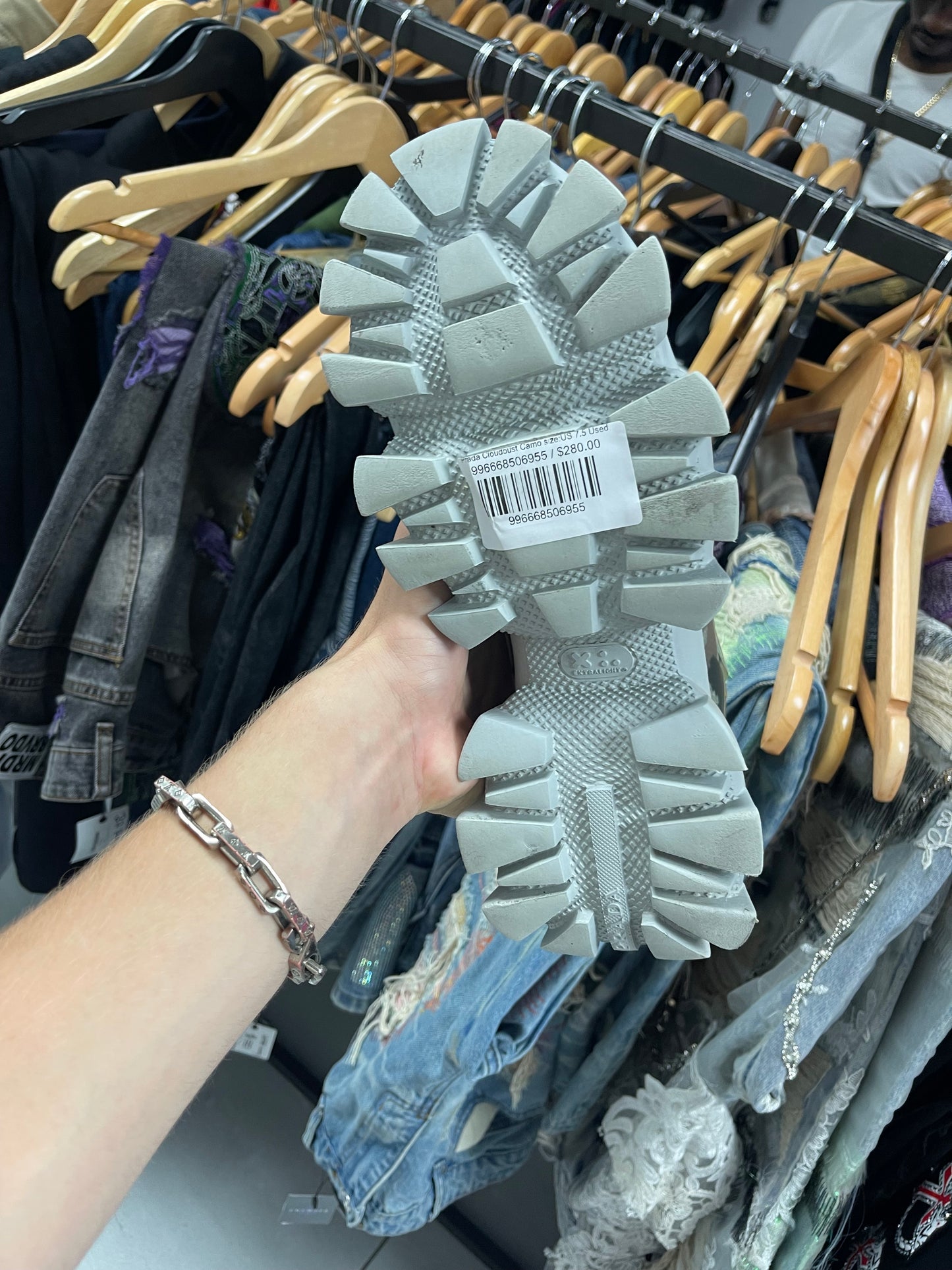 Prada Cloudbust Camo Prada 6 US 7.5 With Box Used