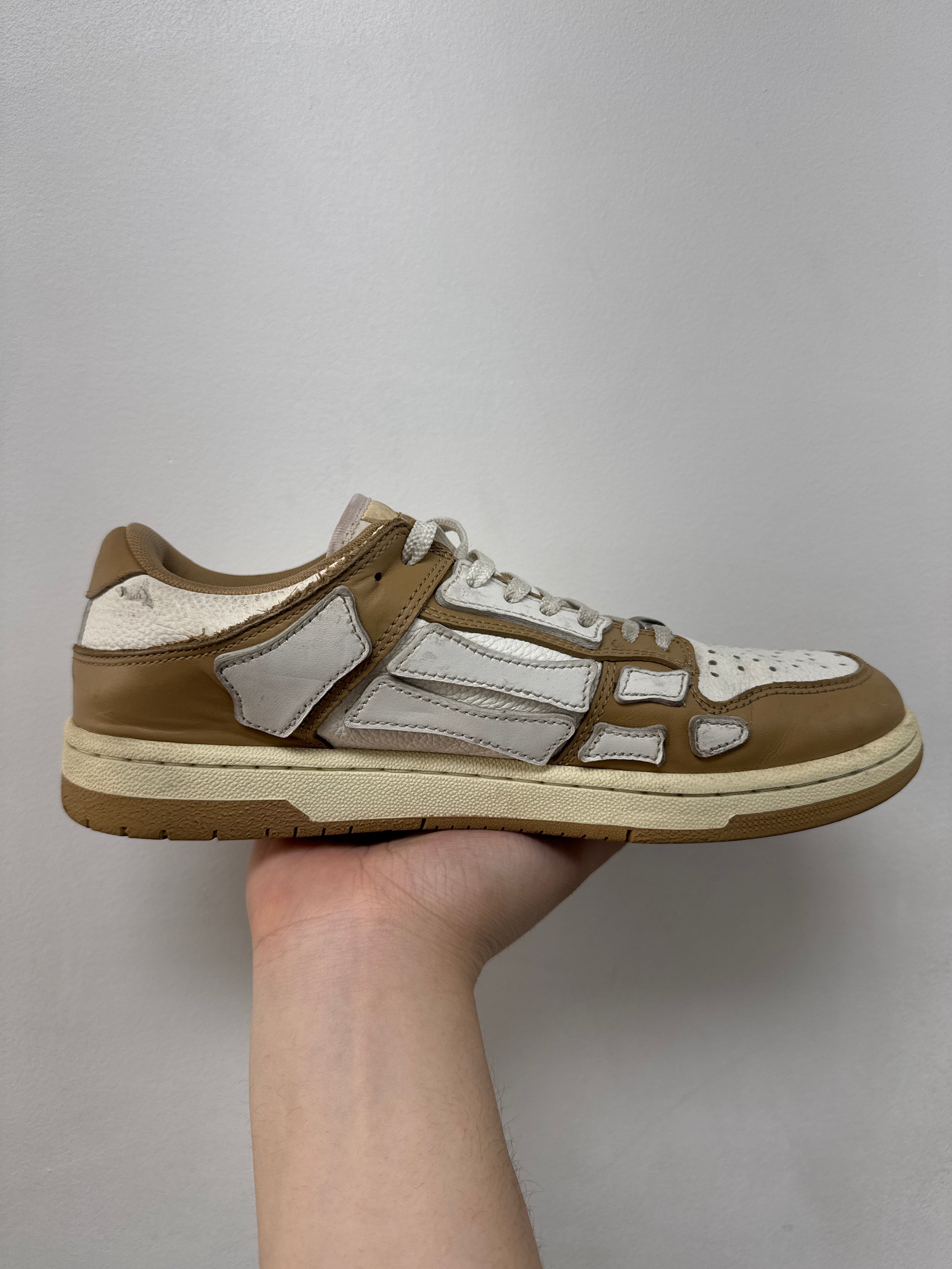 Amiri Tan Skel Top Low Sneakers
