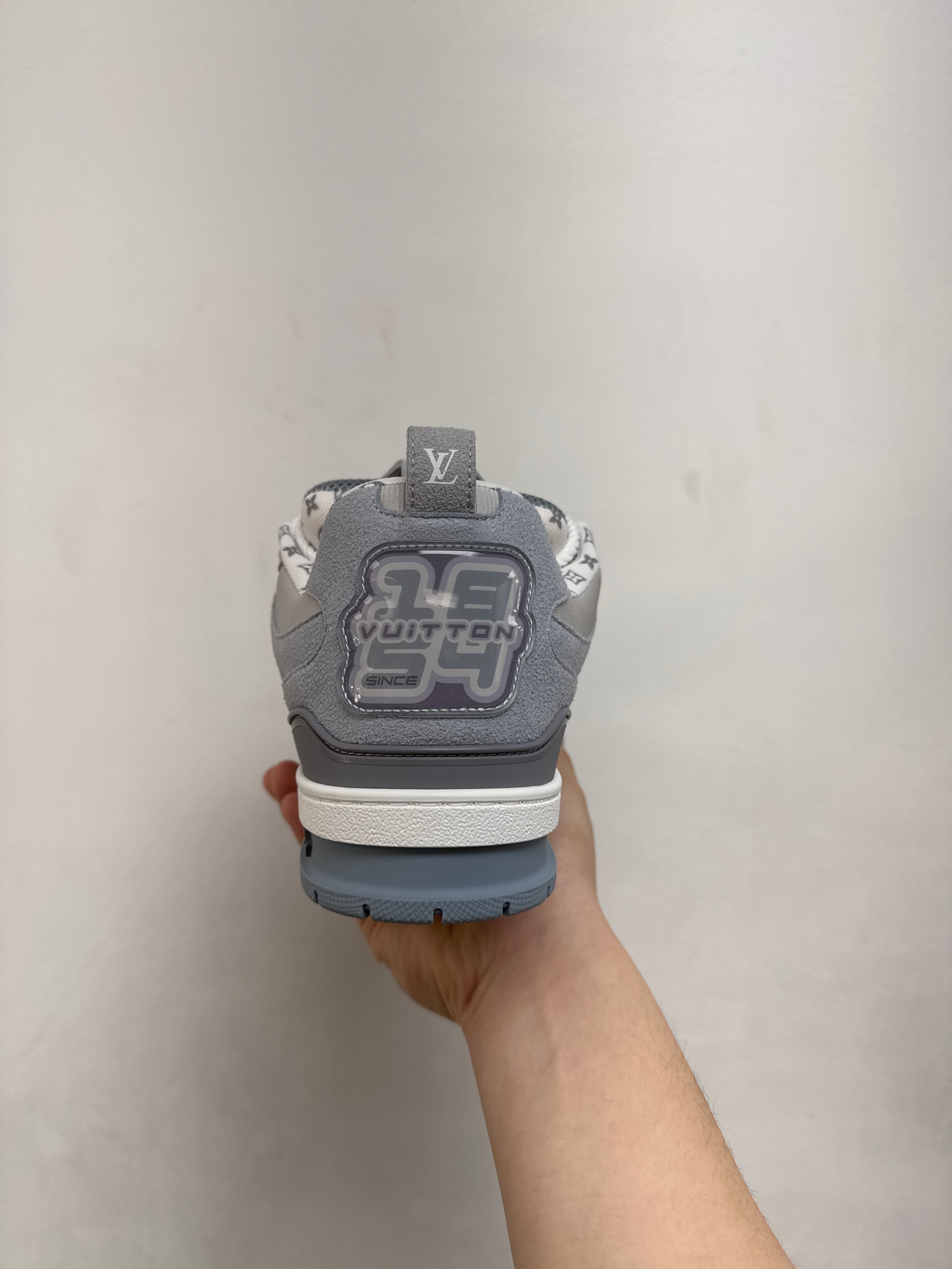 Louis Vuitton Grey Blue Skate Sneakers